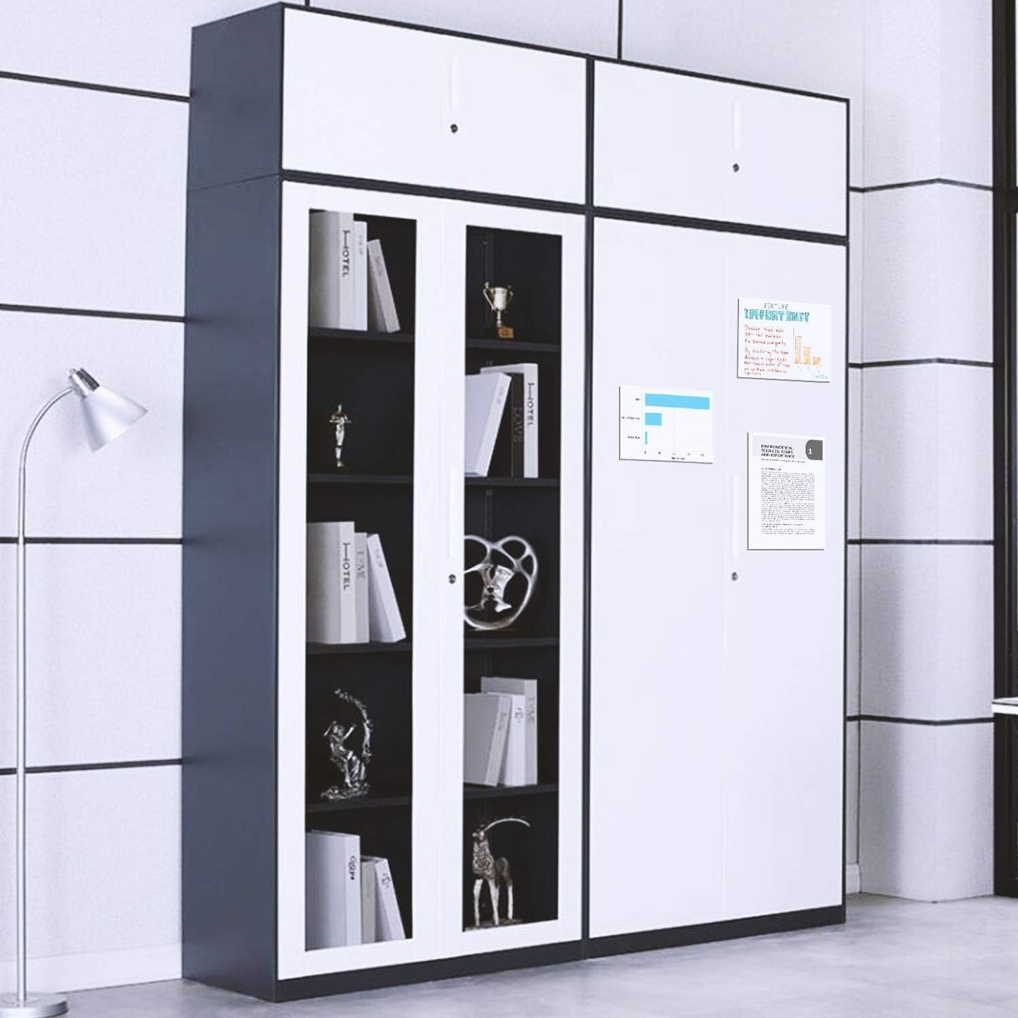 Stone City Printable Magnetic Sheets Make Refrigerator Photo Magnet Glossy Print Paper 12mil Thickness for Inkjet Printers 8.5x 11 Inches 12 Sheets