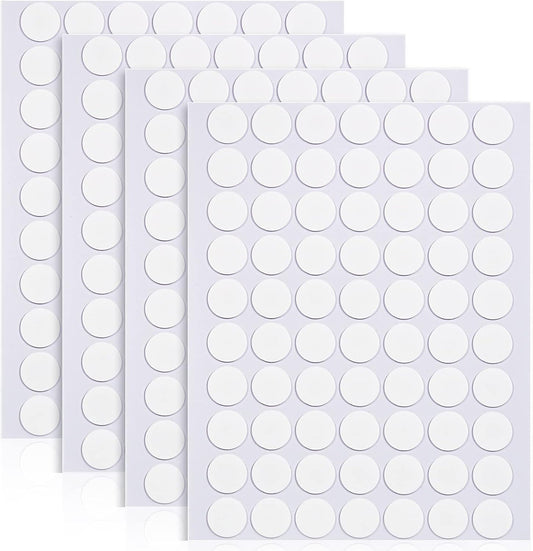 20mm Double Sided Sticky Dots Removable Adhesive Putty No Traces Clear Sticky Tack Waterproof Stickers for Wall Metal Glass Ceramic Wood (280PCS)