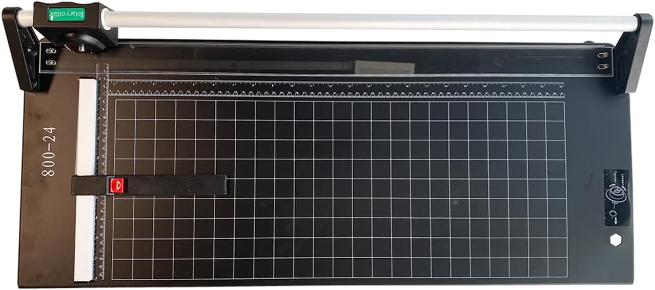 CALCA 24 Inch Precision Rotary Paper Cutter Paper Trimmer 24 inch Manual Sharp Photo Paper Trimmer and Cutters
