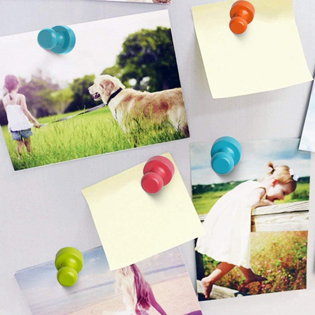 VNDUEEY 16Pcs Refrigerator Magnet Fridge Magnets, Whiteboard Magnets, Strong Metal Magnets for Kitchen, Office, School, Adults, Cruise Magnetic Decor (Multi Color)