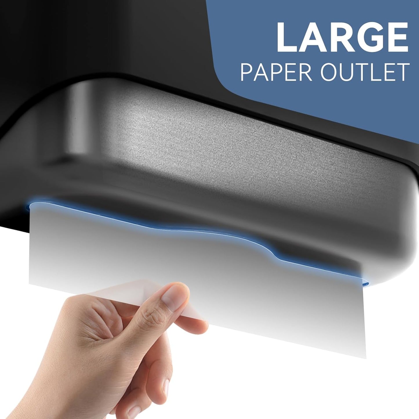 Commercial Paper Towel Dispenser Wall Mount Adhesive Multifold Trifold cFold Folded Paper Hand Towel Dispenser for Bathroom 10.7" L x 3.7" W x 8" H