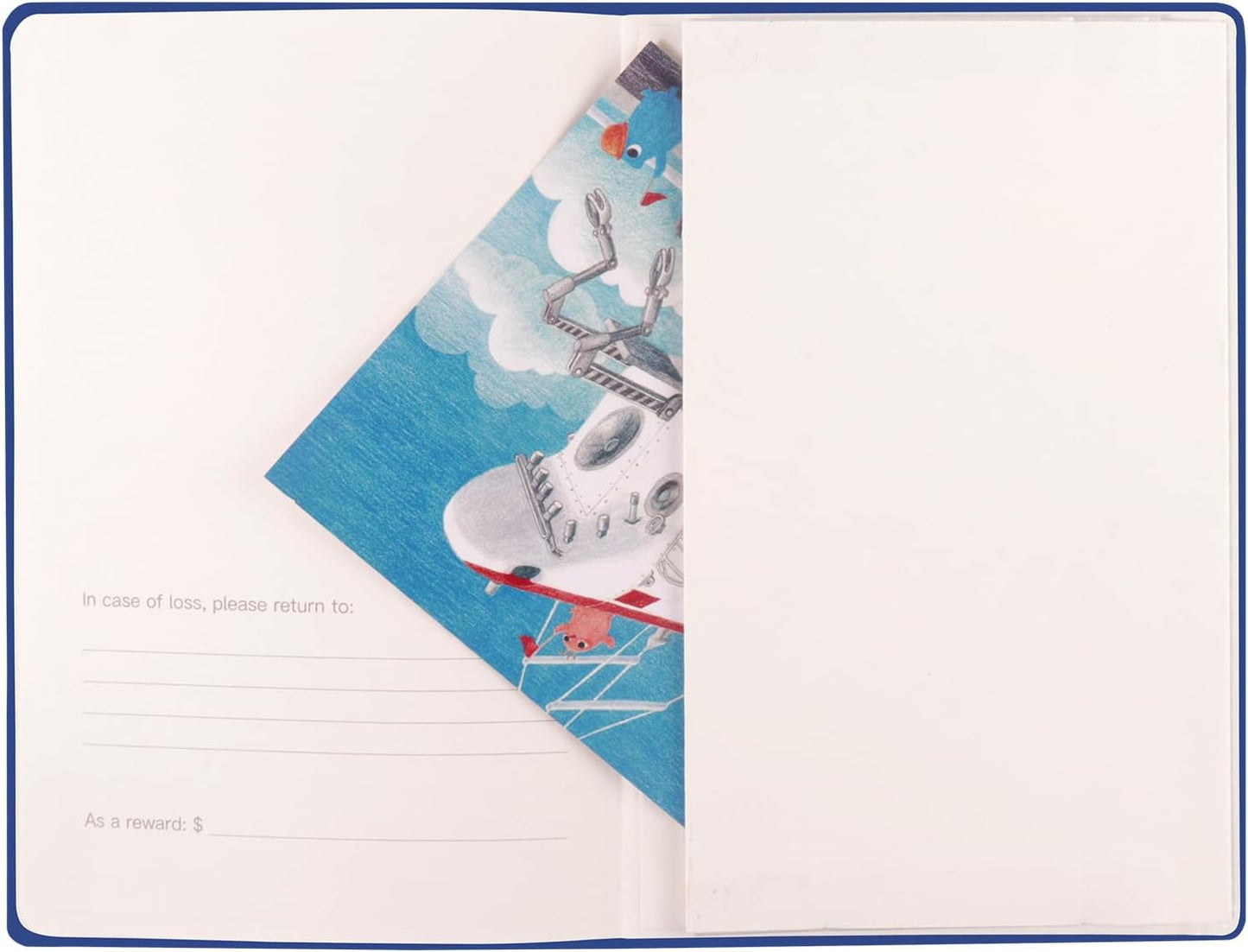 Comix 6 Pack Lined Journal Notebooks for Work, 240 Pages, 5.5"x8.3", Navy Blue, Hardcover, A5 Medium College Ruled, Journaling Notebooks for Notes-taking, Fits for Office School Home