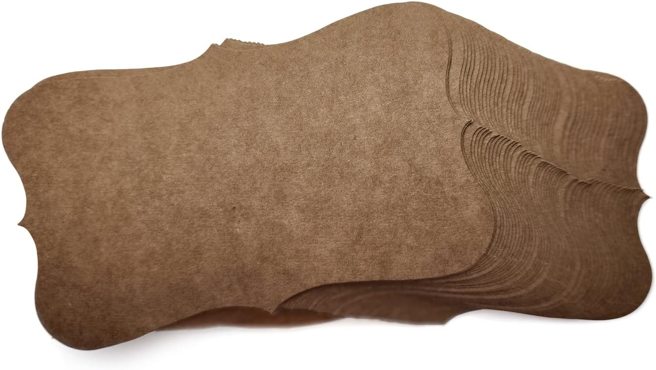 PPAPPAPPIYO 3x5 index card/Set of 50 Blank index cards 337gsm (KRAFT)