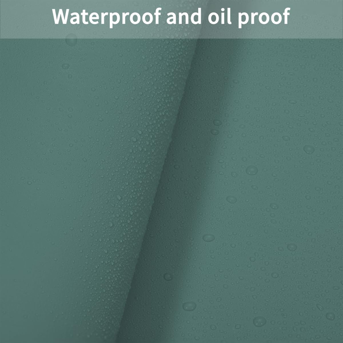 Night Stand Cover for Top - Small Table Cover Used for Bedside Table Waterproof and Easy to Clean Good Flatness Nightstand Protector Top (Aqua Blue+Gray 15.75x23.6)