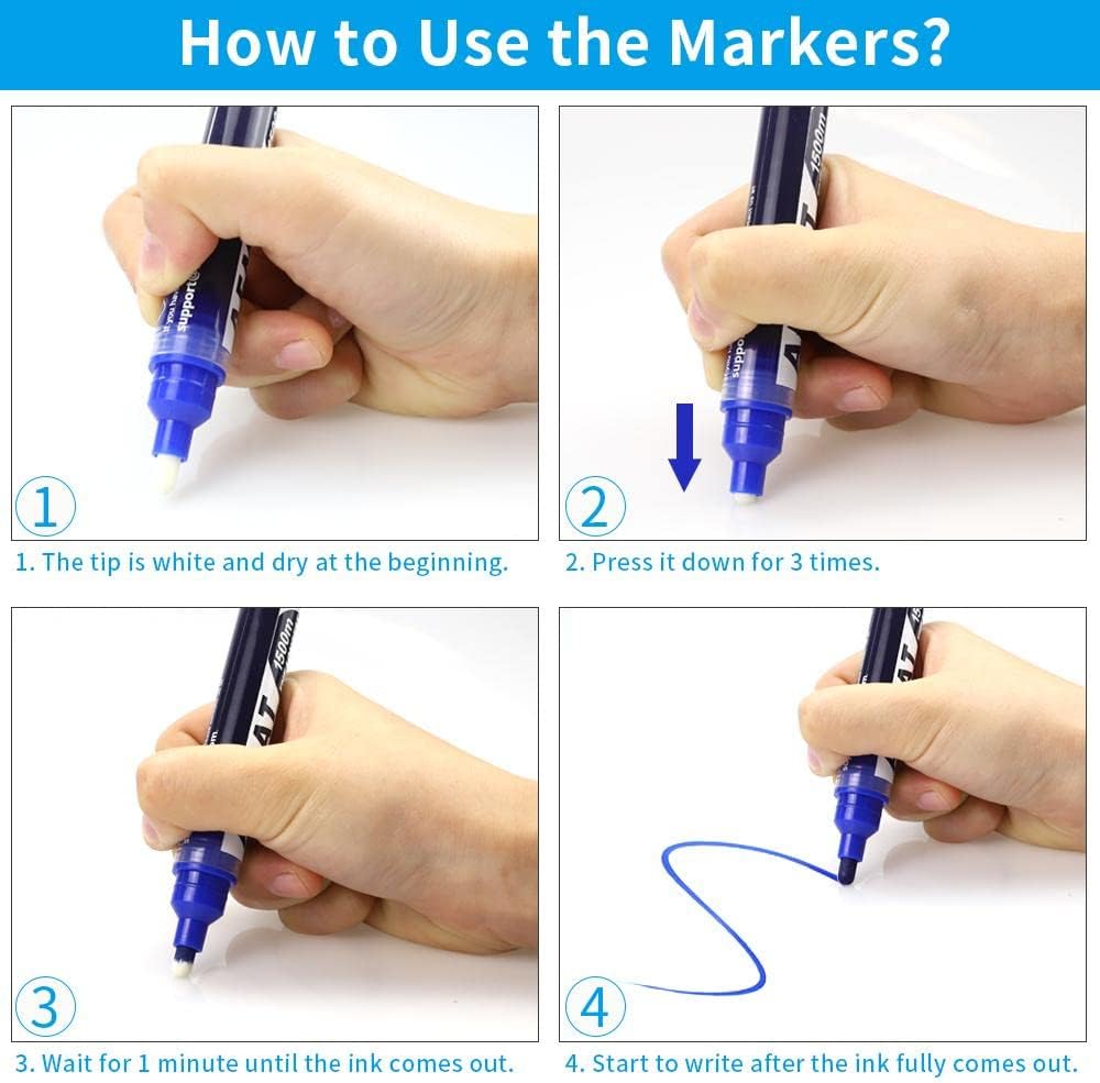 White Board Wallpaper, White Board Roll, Stick on White Boards for Wall, 1.44x11ft Peel and Stick Dry Erase Roll, Stain-Proof, Super Sticky Whiteboard Sticker Wall Decal for Wall/Table/Door,3 Markers