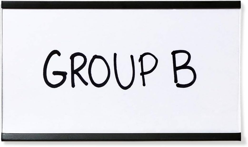 SmartSign Magnetic 'C' Channel Label Holders | 2.5" x 4" Pack of 10