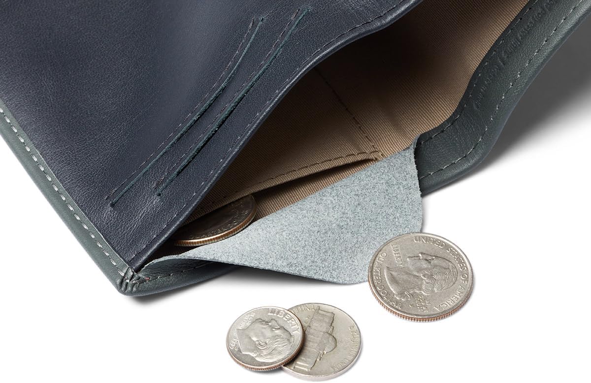 Bellroy Note Wallet (Slim Leather Bifold Design, RFID Blocking, Holds 4-11 Cards, Coin Pouch, Flat Note Section)
