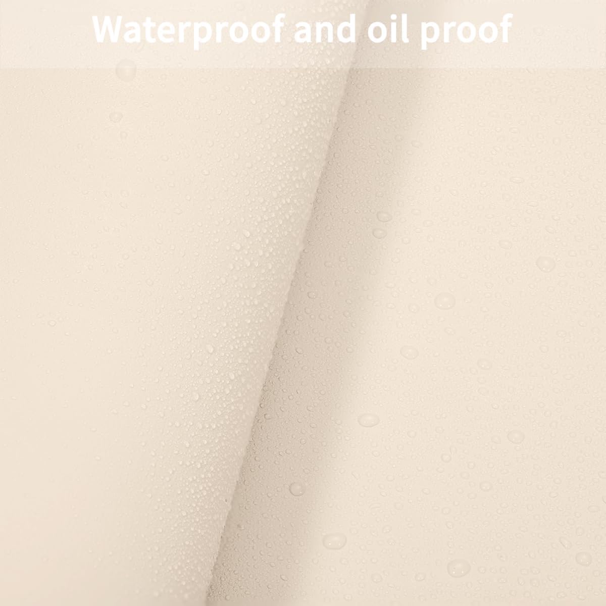 Table Pad Protector for Dining Room Table - Can Be Used On Both Sides Waterproof and Easy to Clean Good Flatness Used for Dining Table(Off White+Light Gray 54x72)