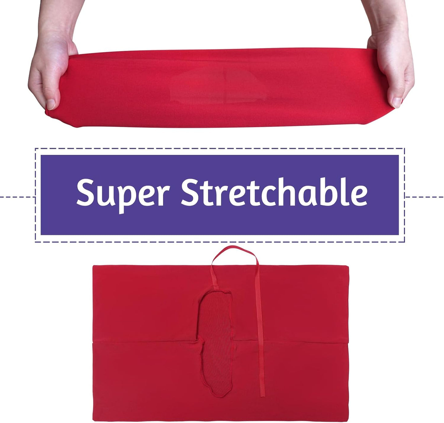 KICNIC Cloth Book Covers 7 Pcs, 6"x9" Stretchable Book Sox Suitable for Most Hardcover Books Up to 8.5”X9.5”, Washable and Reusable Protective Cover for Textbooks