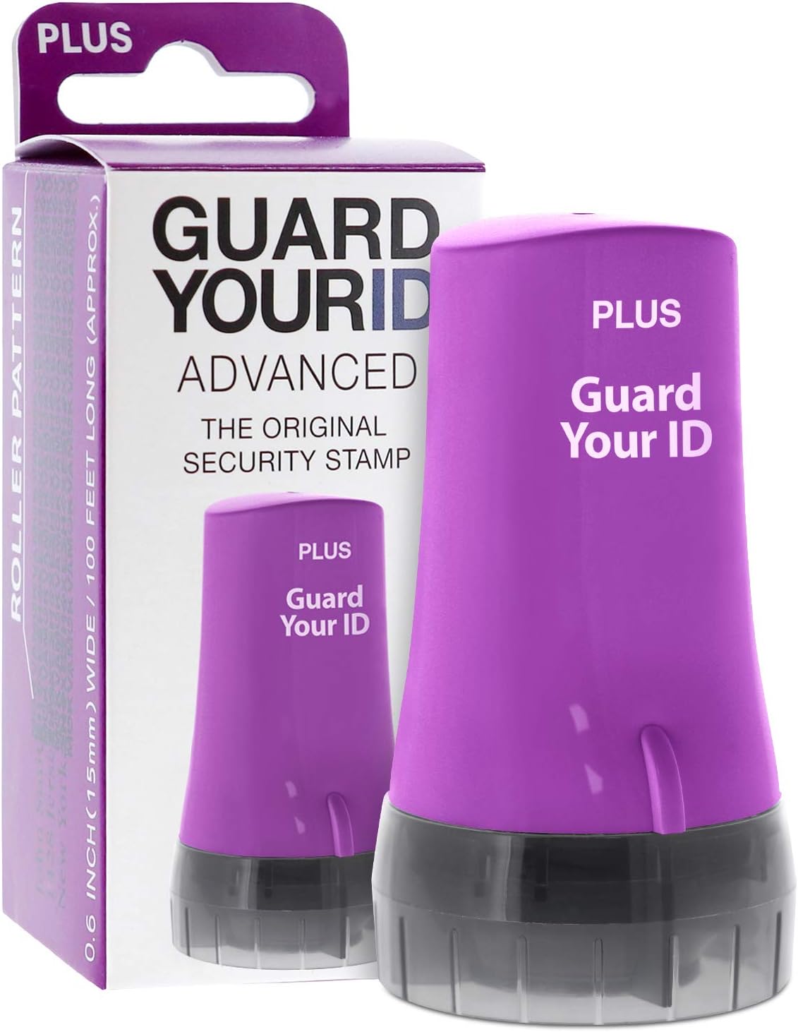 Guard Your ID Advanced Security Roller 2.0 for Identity Theft Prevention Stamping Purple
