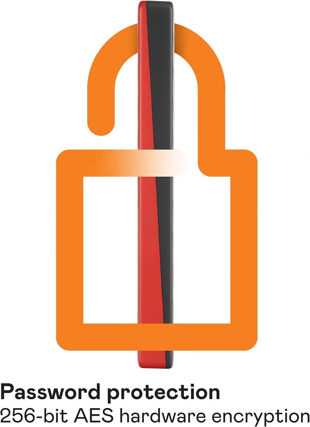 WD 2TB My Passport, Portable External Hard Drive, Red, backup software with defense against ransomware, and password protection, USB 3.1/USB 3.0 compatible - WDBYVG0020BRD-WESN