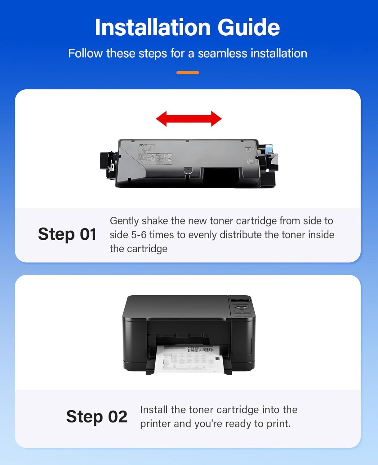 TK-592 TK592 Toner Cartridge Set 4-Pack Replacement Compatible with Kyocera ECOSYS P6026cdn M6026cdn M6026cidn M6526cdn M6526cidn FS-C2026MFP C2026 C2126MFP C2126MFP+ C2526MFP C2626MFP C5250DN Printer