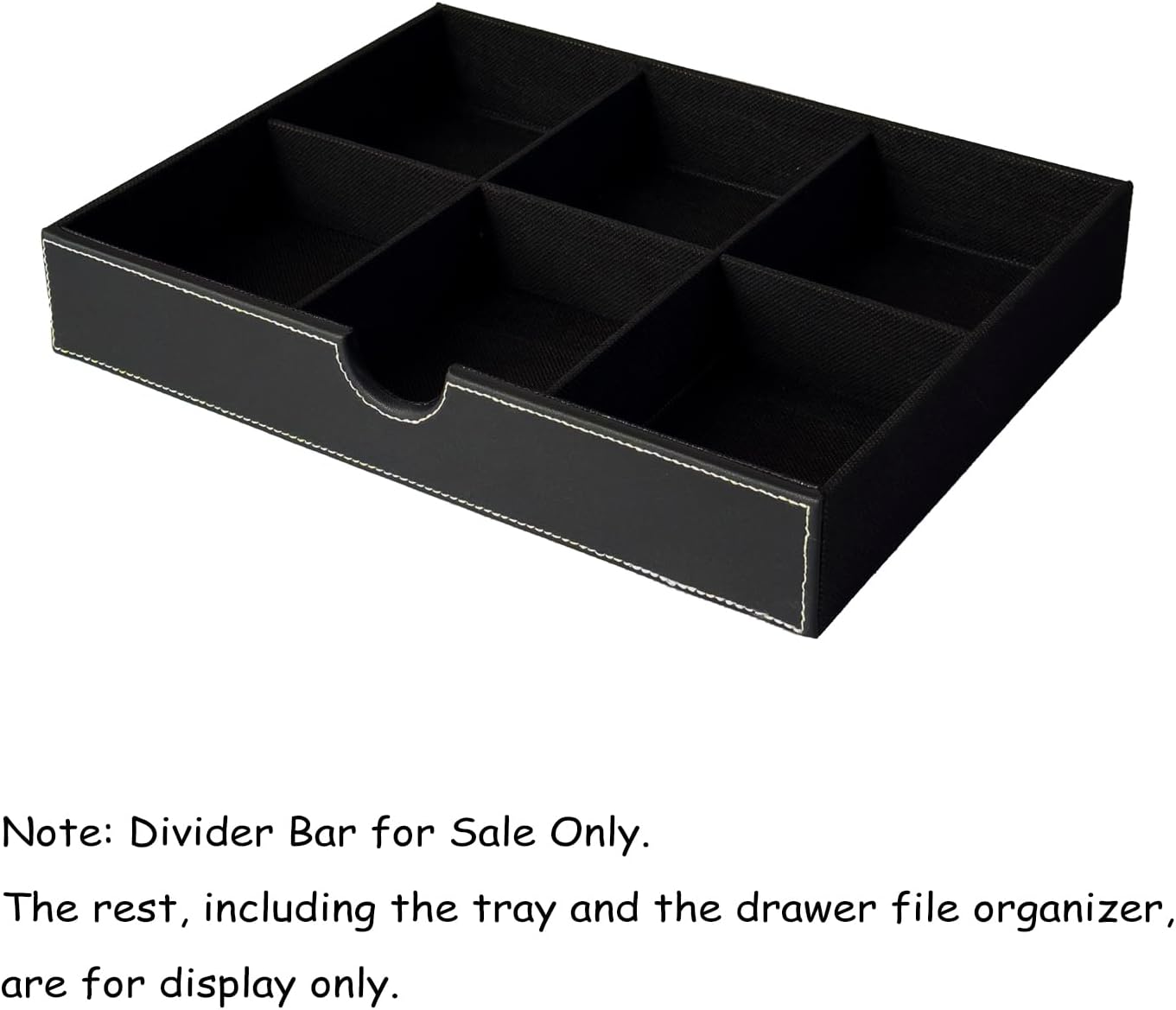 UnionBasic Divider Bar, Divider Strip for 3-Drawer File Organizer, Black - The Accessory of Divider Bar Only, 3-Drawer File Organizer NOT Included