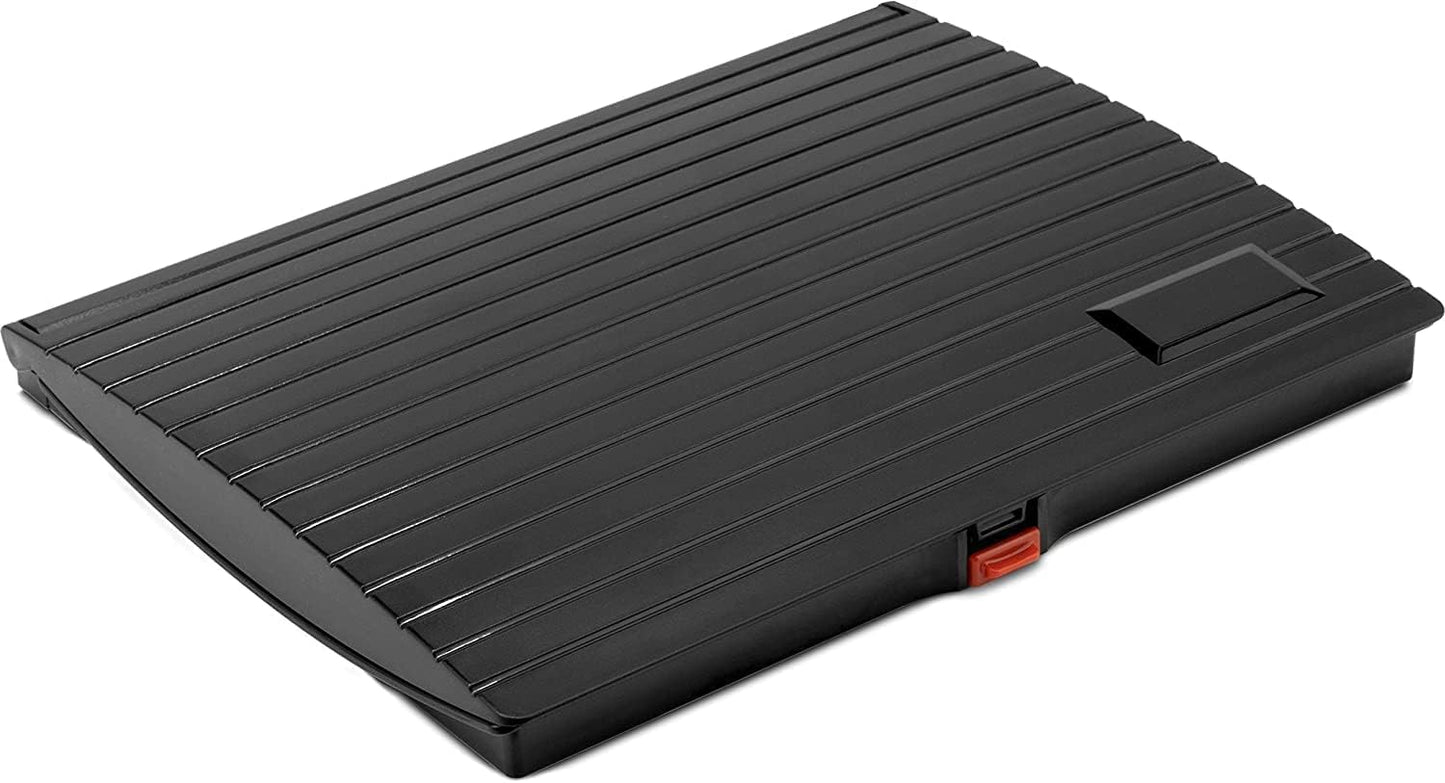 Large Premium Dark Yellow Ink Stamp Pad - 5" by 7" - Quality Felt Pad - Case with Closing snap