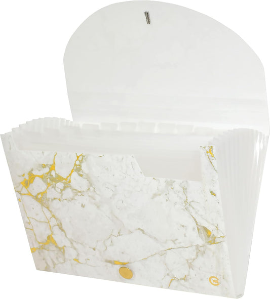 CNK File Folders Organizer with 13 Pockets Accordion Expanding Folder For Documents Receipt Document Paper Pocket Filing Products Accordian Important expandable holder files alphabetical Labels Letter