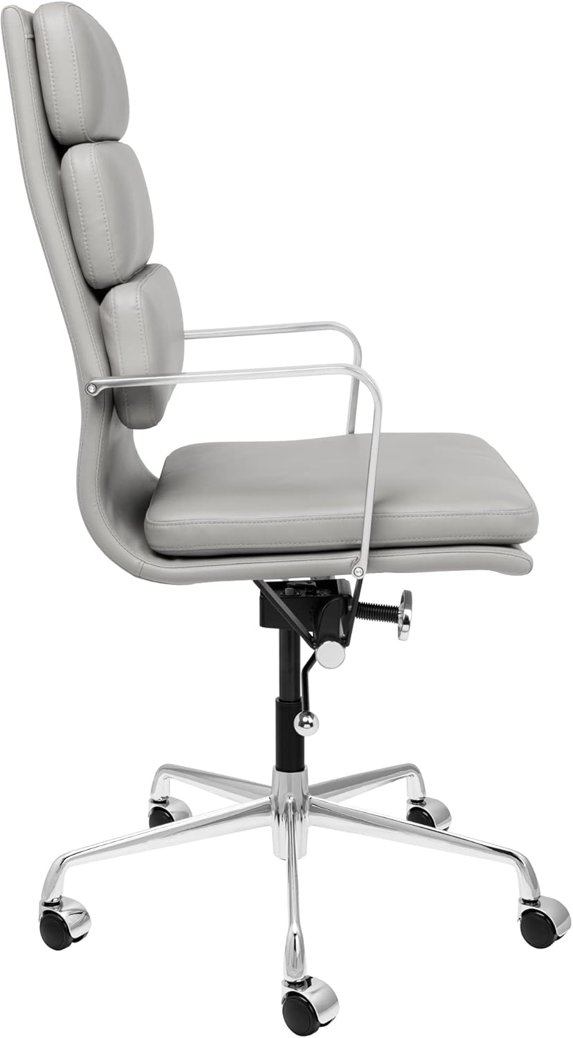 Laura Davidson Furniture SOHO II Tall Back Padded Management Chair (Grey)