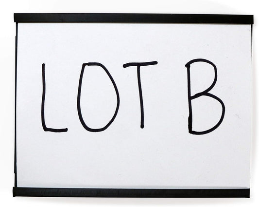 SmartSign (10-Pack) Magnetic C Channel Card Label Holders - 3" x 4" Metal Racks and Shelf Label Holders with Paper Inserts