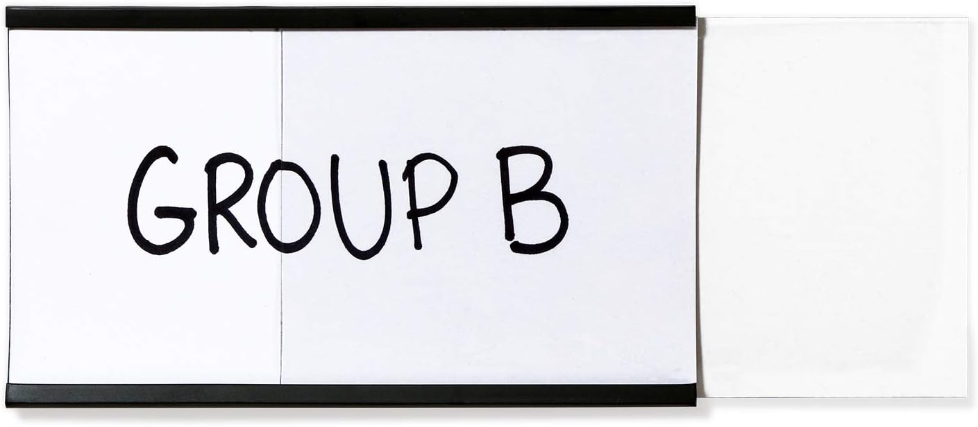 SmartSign Magnetic 'C' Channel Label Holders | 2.5" x 4" Pack of 10