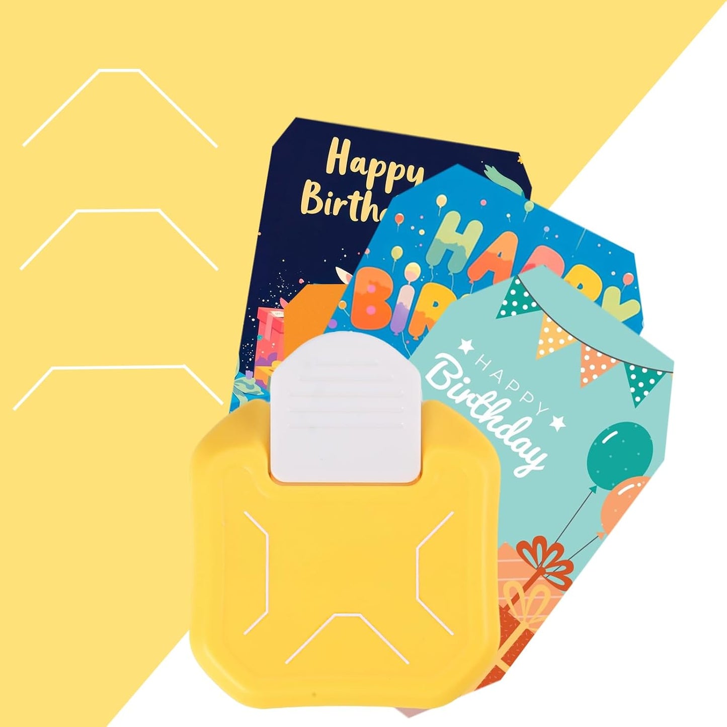 3 in 1 Diagonal Corner Punch, 3 Way Corner Paper Punch for Paper Crafts, Journals, Greeting Cards, Postcards, DIY Projects, Invitations Cards, Gift Tags, and Scrapbooking