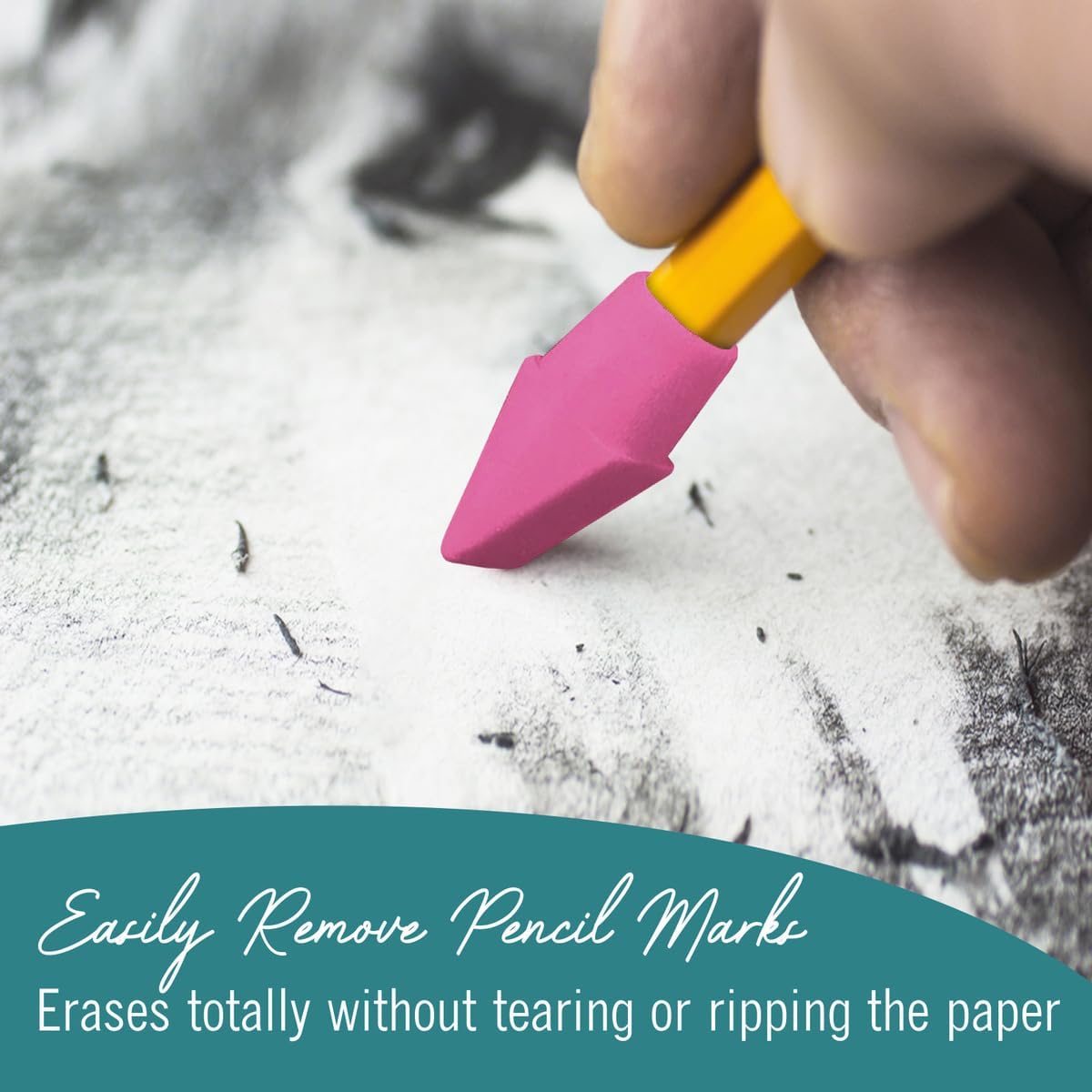 Pencil Top Erasers, 144 Count Pink Cap Erasers, Pink Eraser Tops, Pencil Toppers, Pencils Cap Eraser