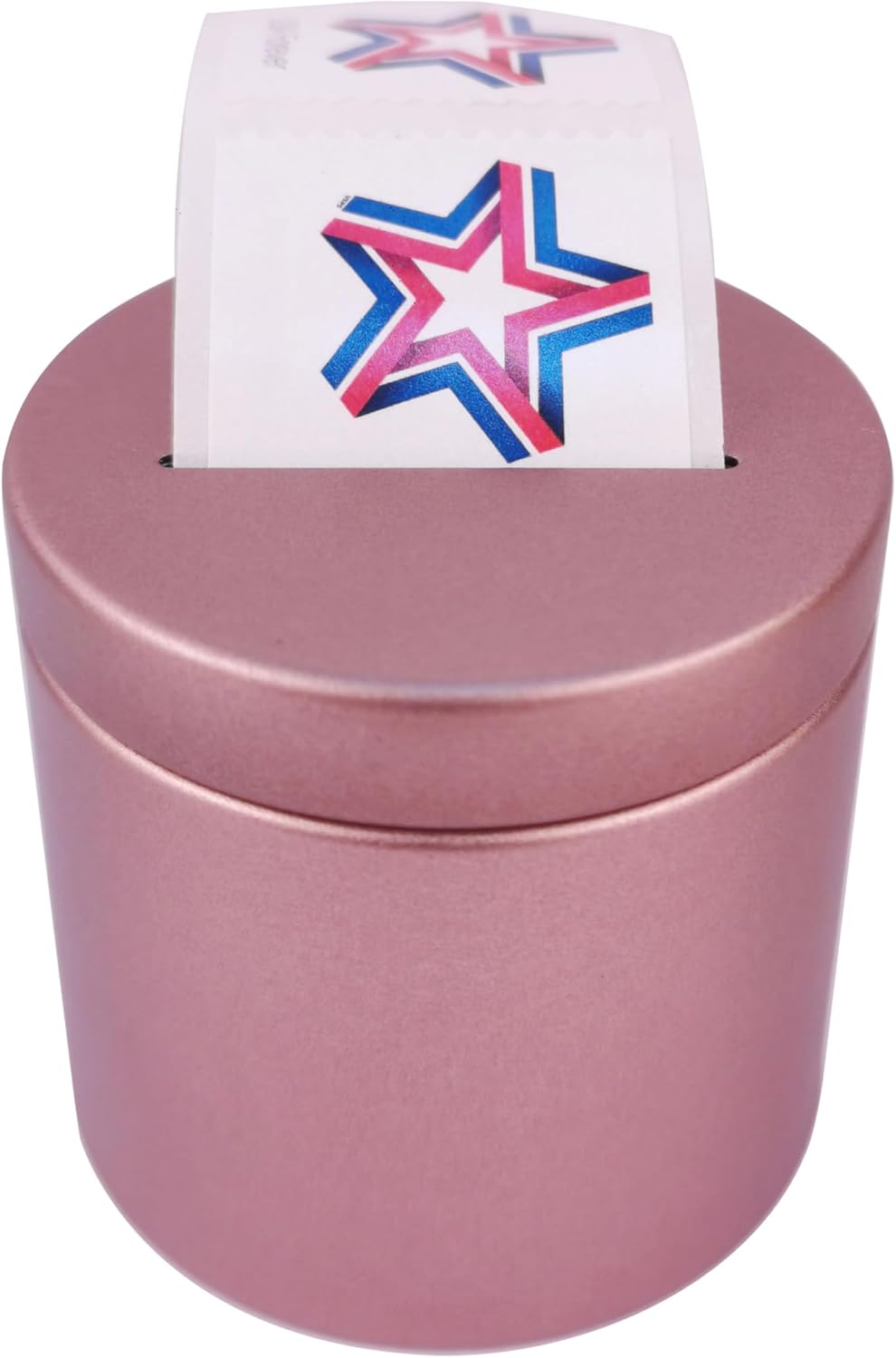 Postage Stamp Dispenser - Stamp Roll Dispenser metal Stamp Dispenser Compact and Impact-Resistant for Desk Organization of Home Office Supplies