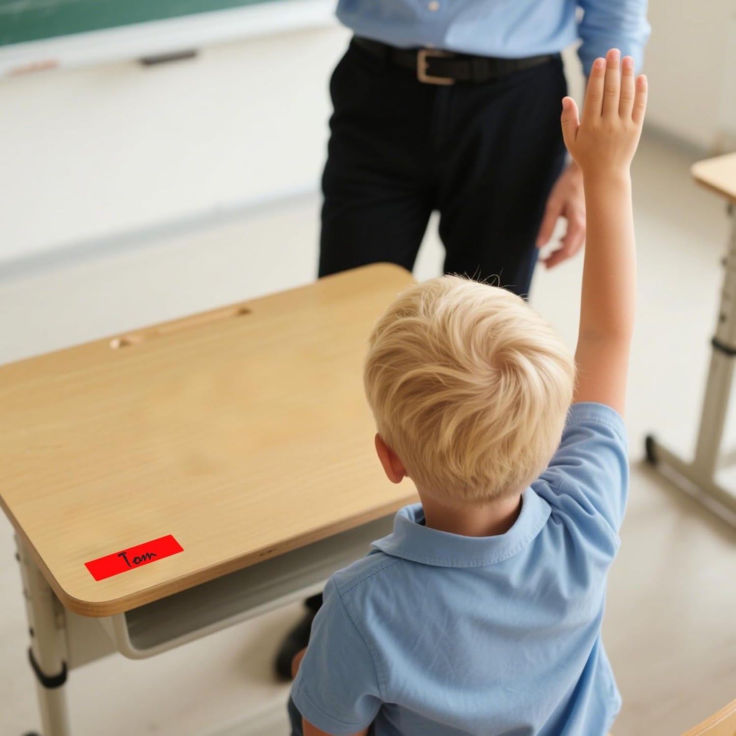 3 × 1 Inches Red Rectangle Color Coding Labels 1000 PCS, Self-Adhesive Writable Waterproof Vinyl Blank Sticker Roll for Office Home School Business