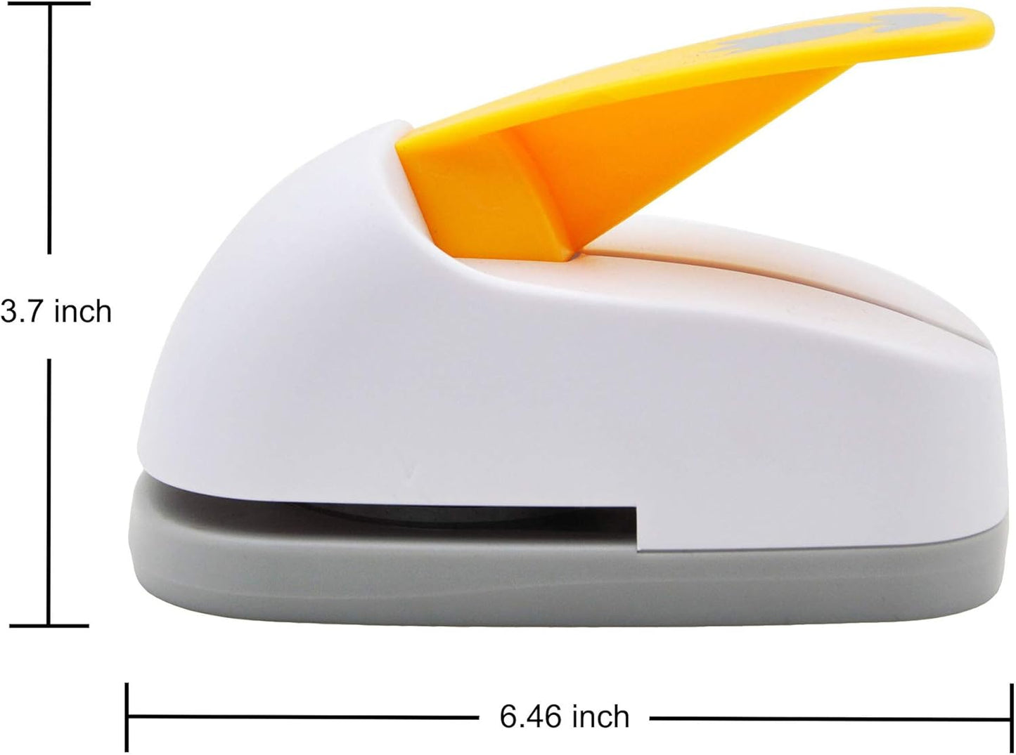 Craft Lever Punch 2.15X2.15 inch Equilateral Size Square Paper Punch （Corner to Corner 3inch） Professional Tool for Paper Crafting DIY Projects，Gifts，Stationery，Greeting Cards Arts Fun Projects