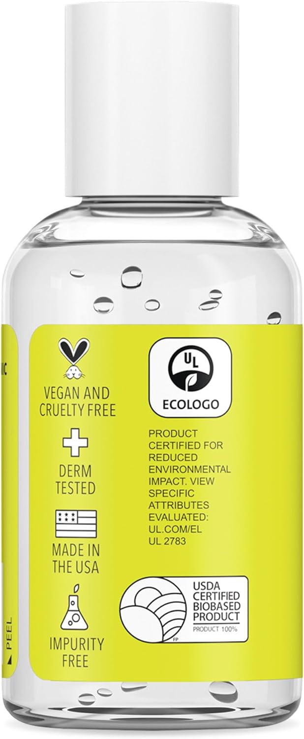 Medical Grade Hand Sanitizer Gel - 97% ORGANIC - 2 FL.OZ.