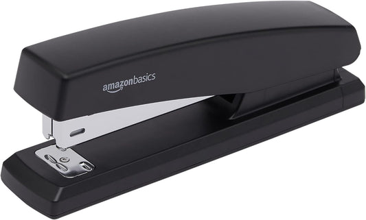 Amazon Basics Stapler Value Pack Including Staples and Staple Remover, 3-Pack, Black