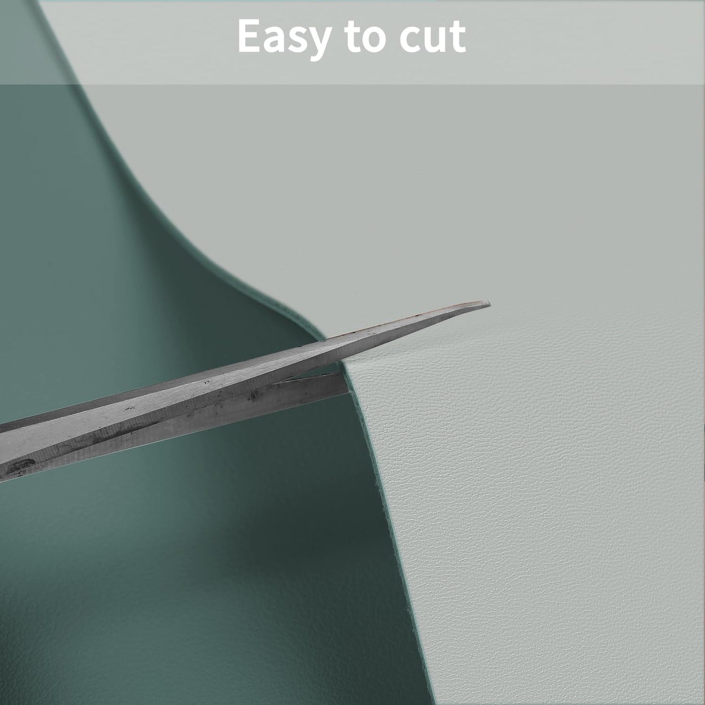 Leather Table Cover,1.8mm Thick,30x60 Inch Desk Cover,Large Desk Mat,Table Protector,Table Cover Protector,Dining Table Cover Protector,XL Desk Mat(Aqua Blue+Gray,30x60)