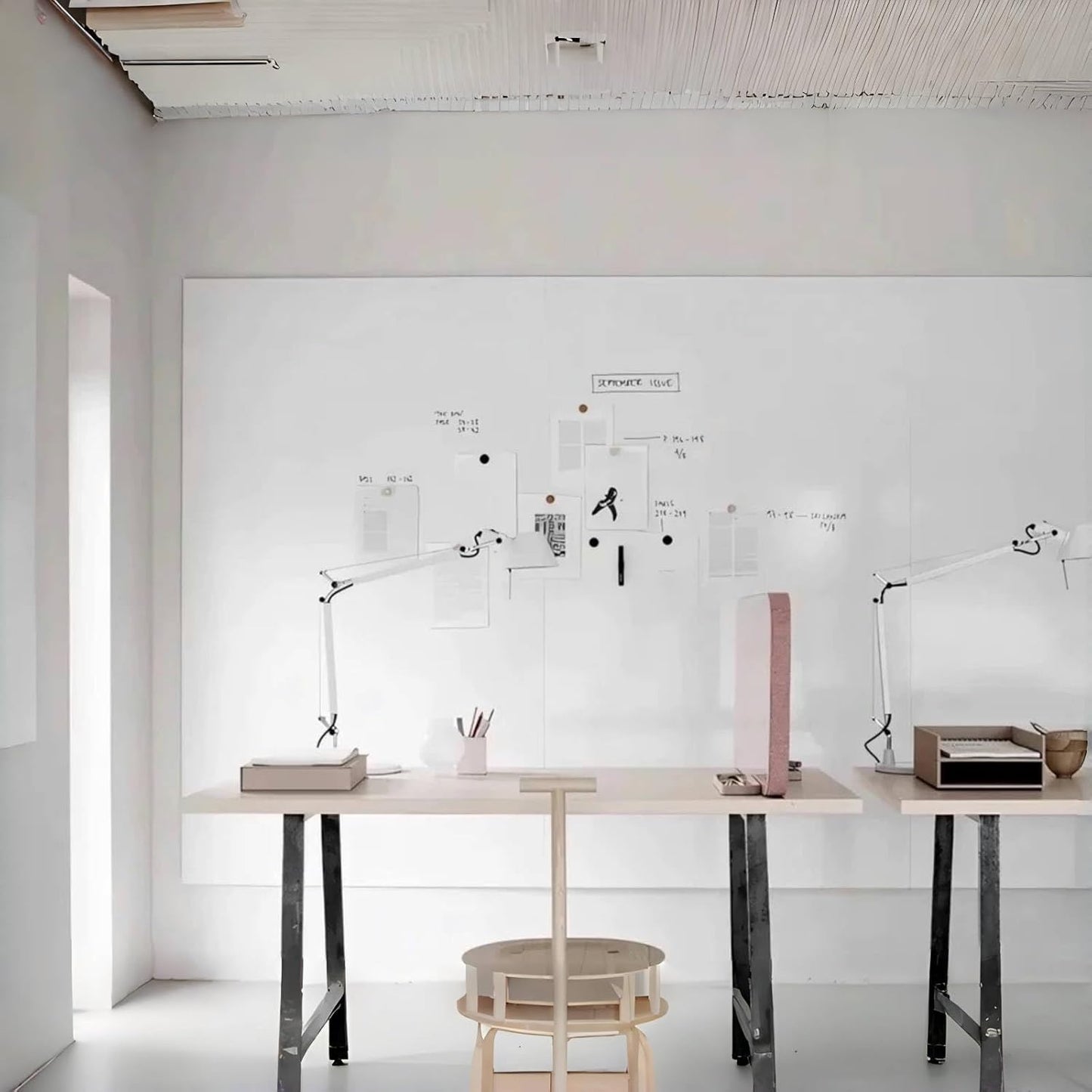 Magnetic Dry Erase Whiteboard 80"×18" (Can Be Cut into 2 pcs 40"×18") | Self-Adhesive Flexible Wall Board Kit with 11 Markers, 6 Magnets, Eraser & Holder | Ultra Smooth Writing, Effortless Cleaning