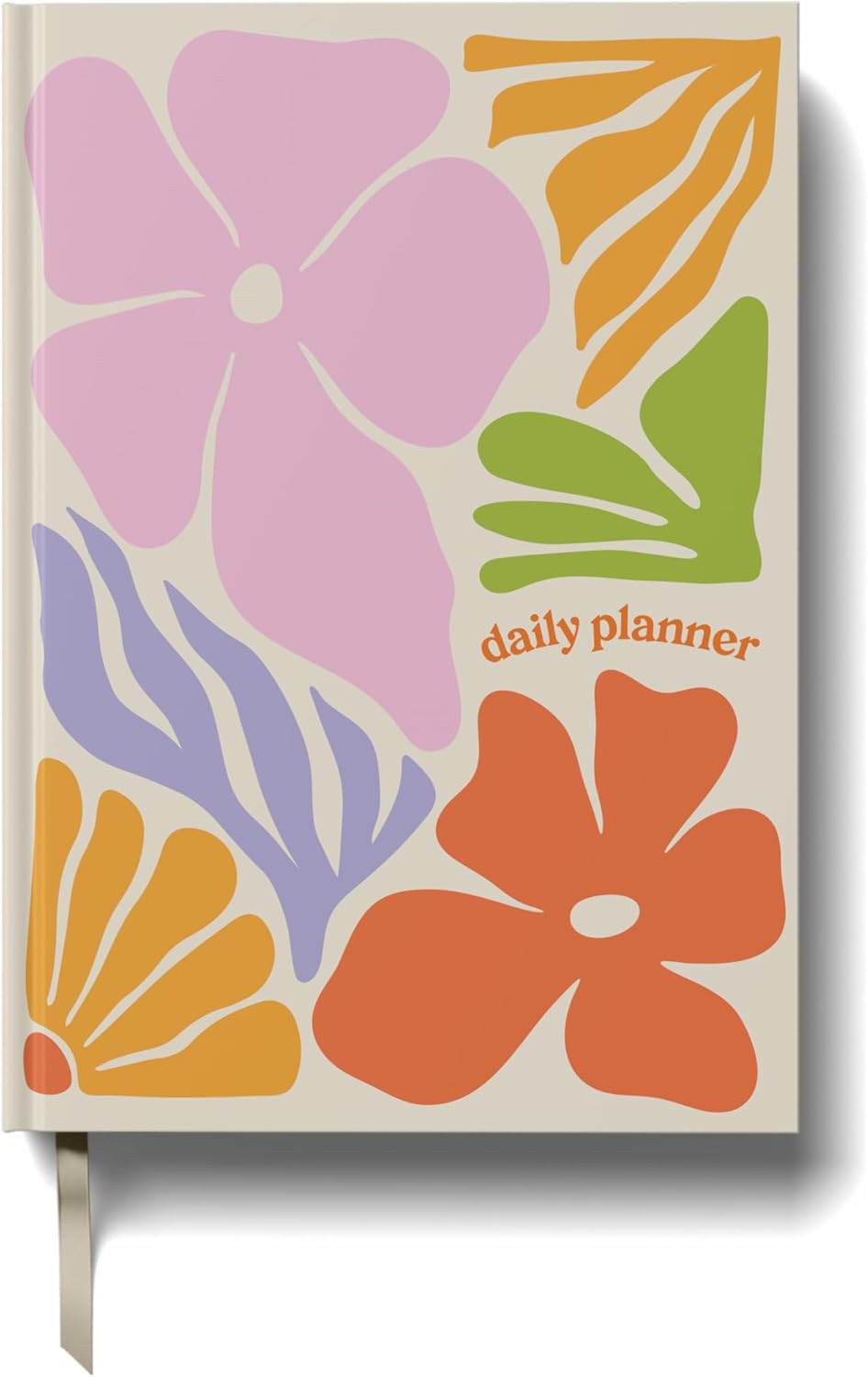 Yop & Tom Undated Daily Planner - Productivity Planner with Flower/Botanical Theme - Weekly and Daily Organizer with Time Slots