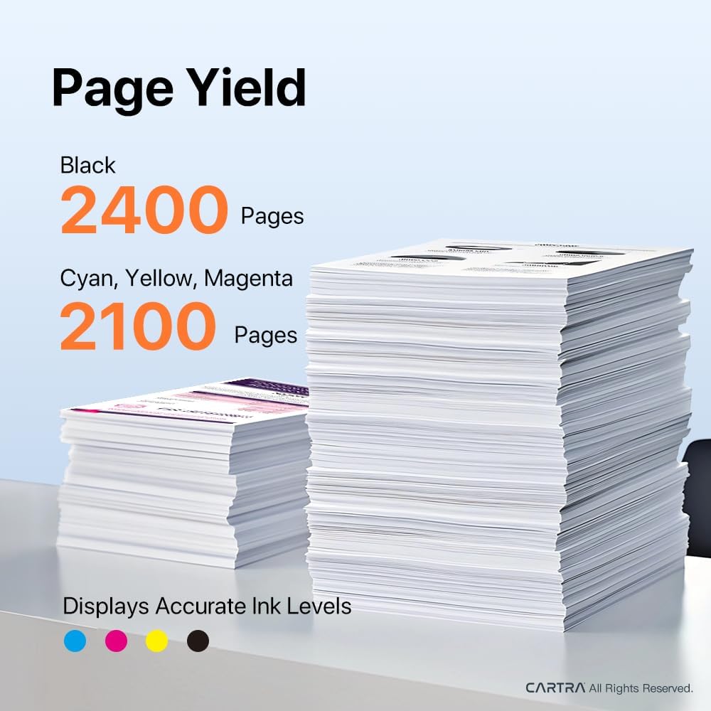 CARTRA 414A Toner Cartridges 4 Pack for HP 414A 414X MFP M479fdw Compatible Replacement for Laserjet Color Pro M479fdn M454dn M454dw Printer W2020A W2020X