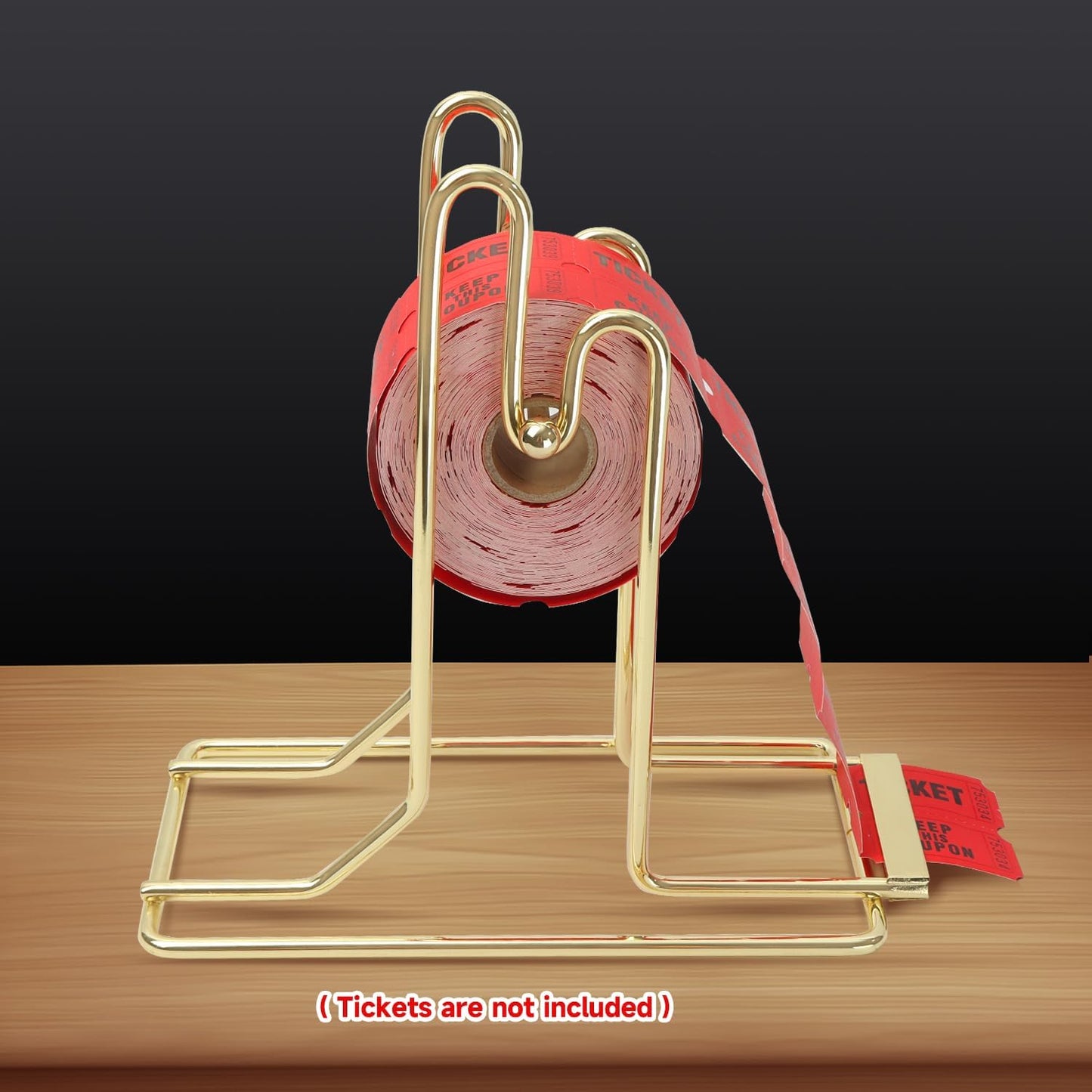 GSE Games & Sports Expert Raffle Ticket Dispenser, Ticket Roll Tumbler for Single or Double Roll Tickets, Lotteries, Sweepstakes, Charity Auctions (1-Pack)