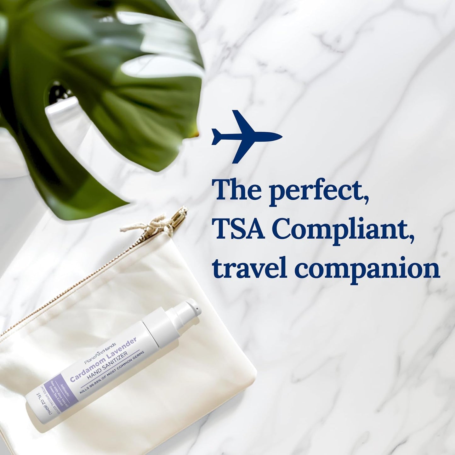 Cardamom Lavender Lotion Hand Sanitizer | Travel Size | Moisturizing Hand Lotion | Made with Aloe Vera & Essential Oils | Rich in Vitamin E | Cleanse & Moisturize | Scented Hand Sanitizer | 6-Pack