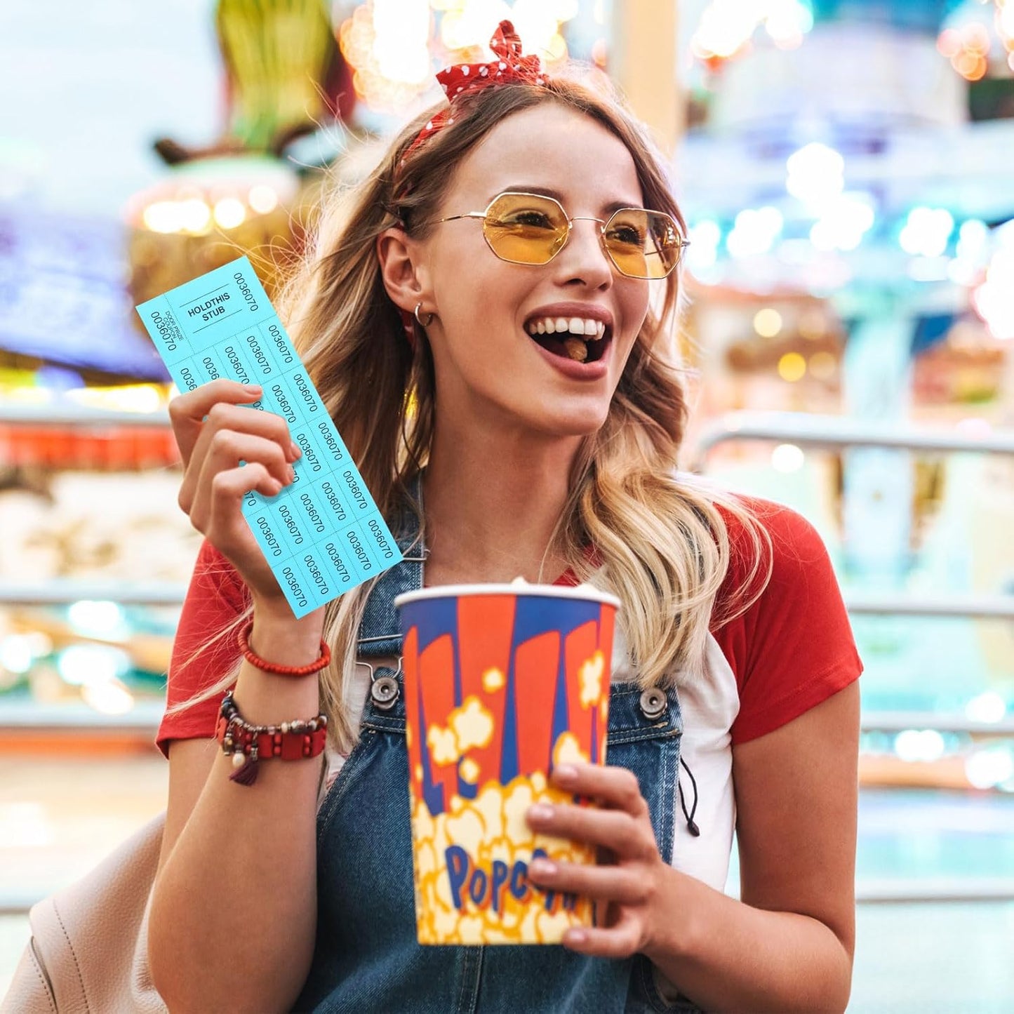 Kosiz 504 Sheets 25 Bid Raffle Ticket with Different Numbers Per Sheet Chinese Auction Tickets for Events Church Basket Auction Silent (Blue)