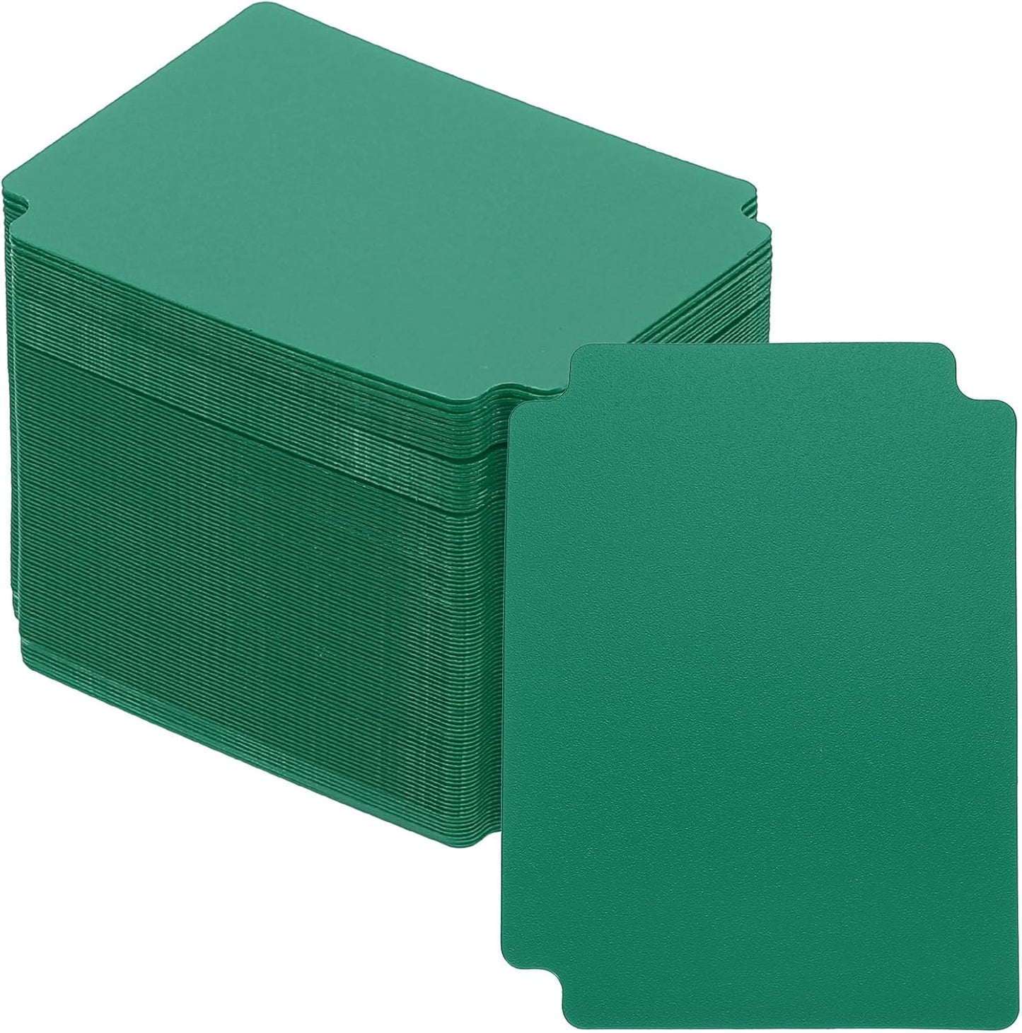 PATIKIL Trading Card Dividers, 100 Pcs Index Card Football Card Sorter Storage Boxes Organizer Tray Accessories for Sports Game Baseball Card, Dark Green