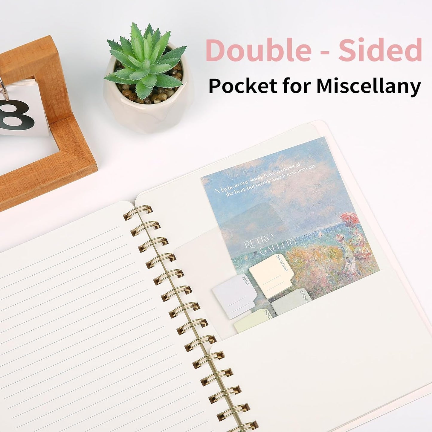 Lined Spiral Notebook College Ruled A5 Journal Book for Note Taking, 160 Pages Writing Journal for Office and Home School Supplies 5.75x8.125 inch (3pack-Light Yellow/Reef Blue/Navy Blue)