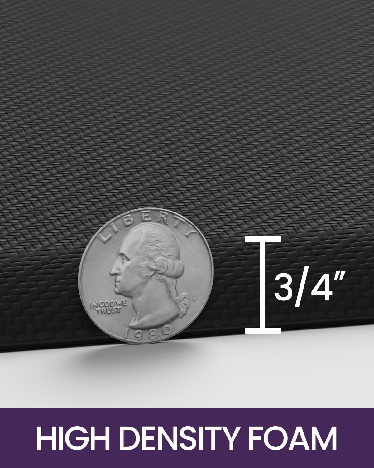 DEXI Kitchen Mat Cushioned Anti Fatigue, Non Slip Waterproof Comfort Standing Floor Rug for Kitchen, Office, Sink, Laundry, 70x20, Black