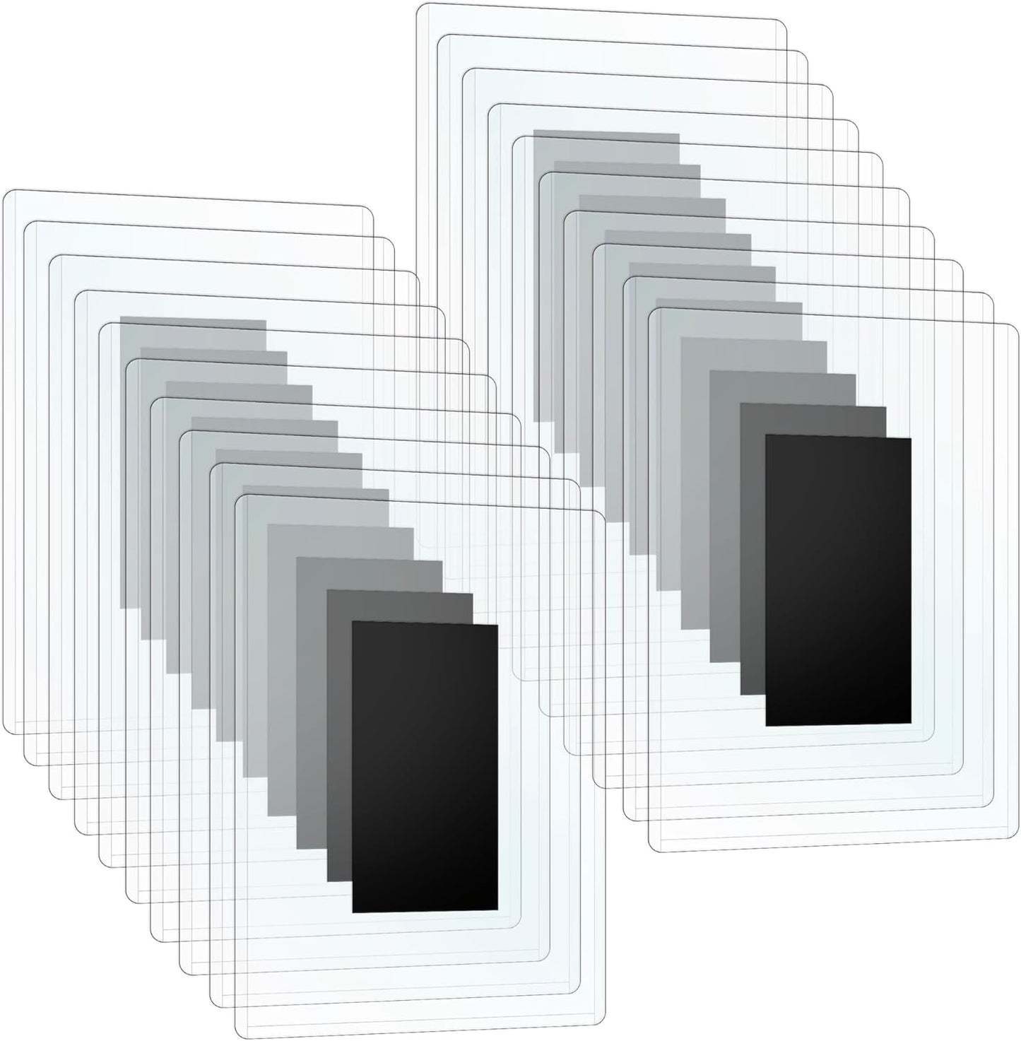 Magnetic Sign Holder, 8 1/2”×11” 20 Pack, Rigid Magnetic Document Holders Can be Used as Magnetic Picture Frame for Locker/Refrigerator, Ideal for Office,School,Home Children Artwor and Business etc