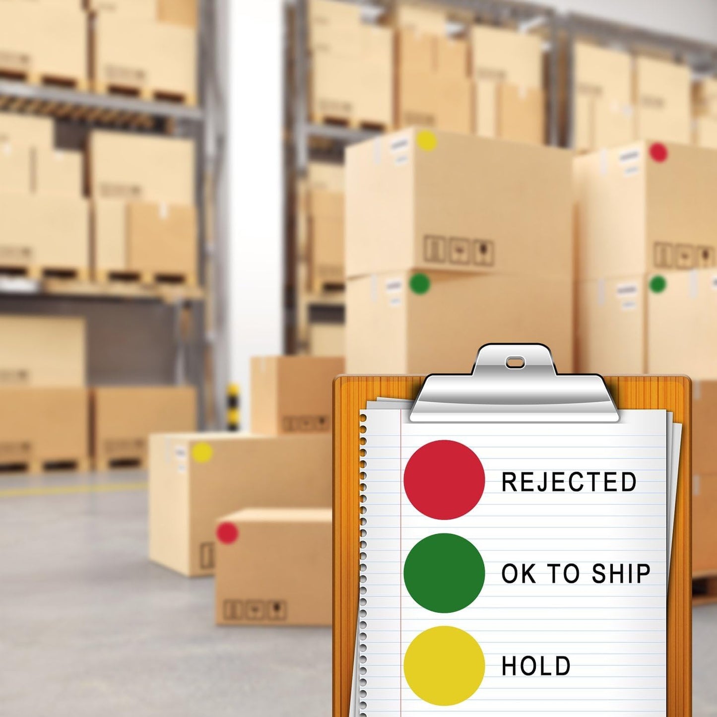 ChromaLabel 2 inch Color-Code Dot Labels | 500/Roll (Yellow)