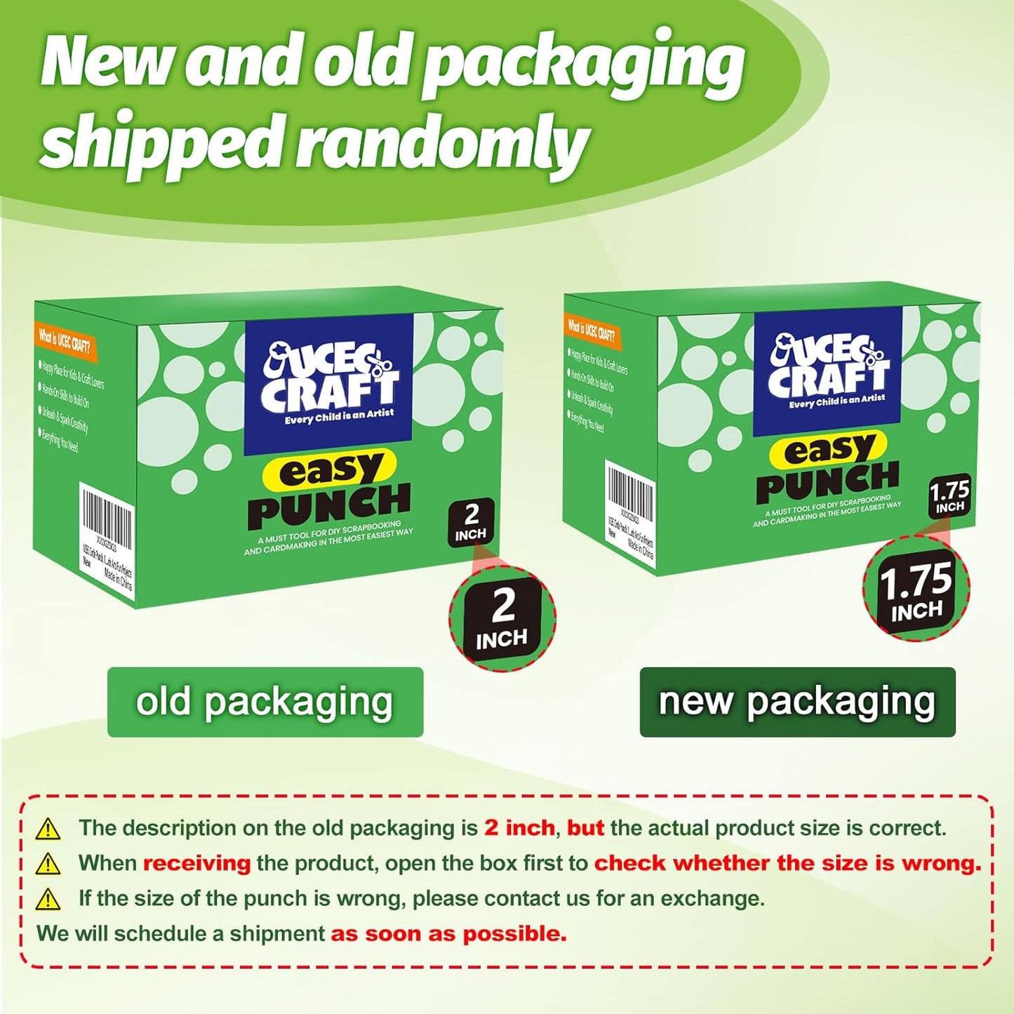 UCEC Circle Punch, 1.75 Inch Hole Punch for Crafting, Scrapbooking, Cards, Arts and Fun Projects - Handmade Paper Craft Circles