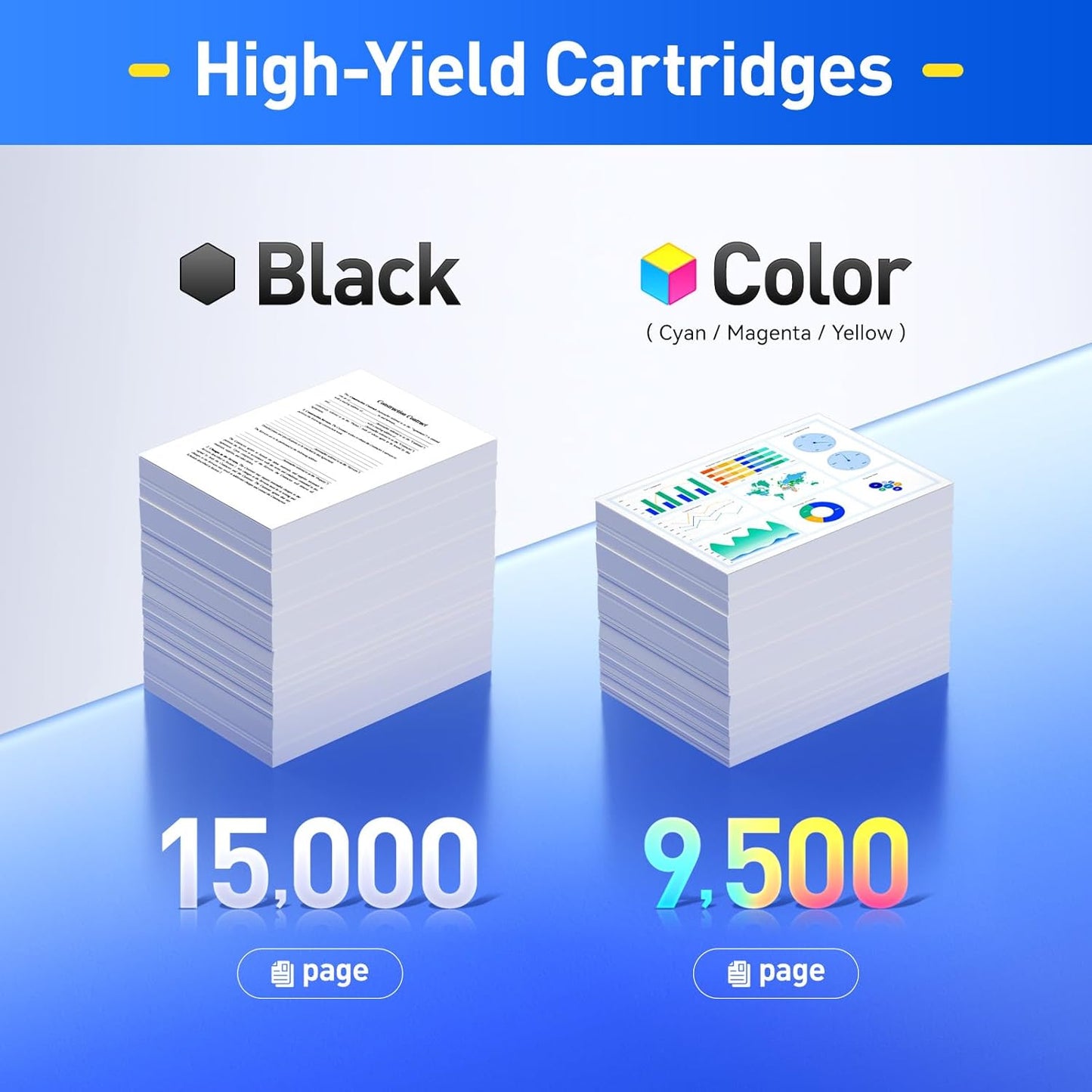 MP C2003 C2503 High Yield Toner Cartridge Set 4-Pack Black Cyan Magenta Yellow Replacement for Ricoh 841918 841921 841920 841919 Toner Aficio C2003 C2503 C2004 C2504 C2004ex C2504ex Laser Printer Ink