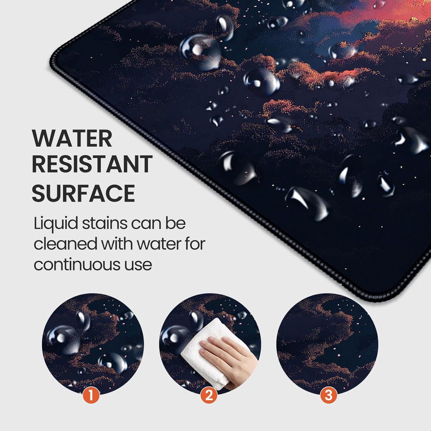 35.4 x 15.7 inches, Large Desktop Mouse pad, Keyboard and Mouse Pads for Work and Home Computers, and Large Laptop Mouse mat，Owner and Dog