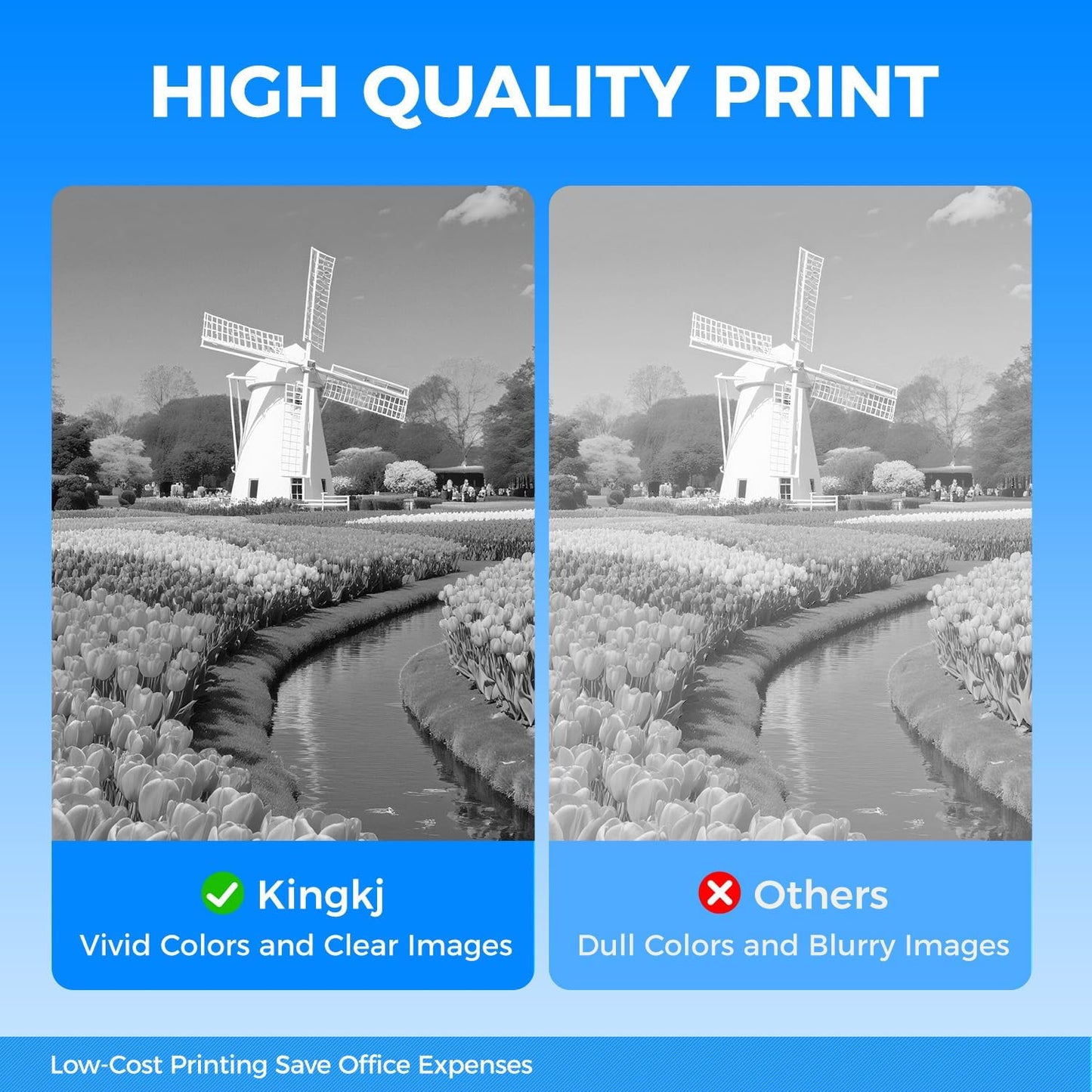 KingKJ S2830 High Yield Black Toner Cartridge 2-Pack Replacement for Dell GGCTW Toner Cartridges Remanufactured Compatible with Dell S2830 S2830dn Laser Printer Ink All-in-One Copier（8,500 Pages）