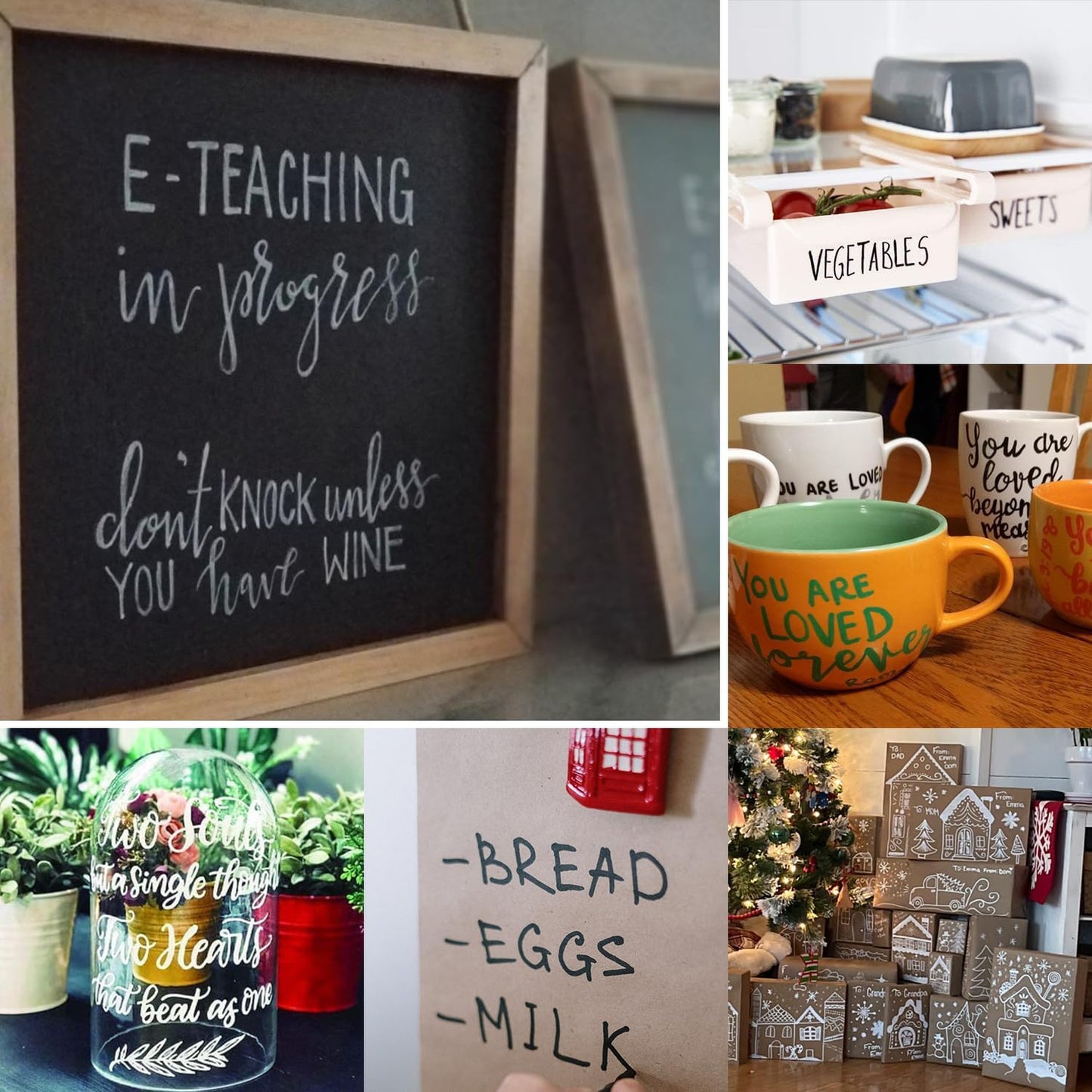 Overseas 48 Red Paint Pens, Oil Based Permanent Markers Set - Quick Drying, Waterproof, Fade-Resistant, Medium Tip Paint Markers Bulk for Wood, Metal, Rock, Ceramic, Plastic, Canvas, Glass, Rubber