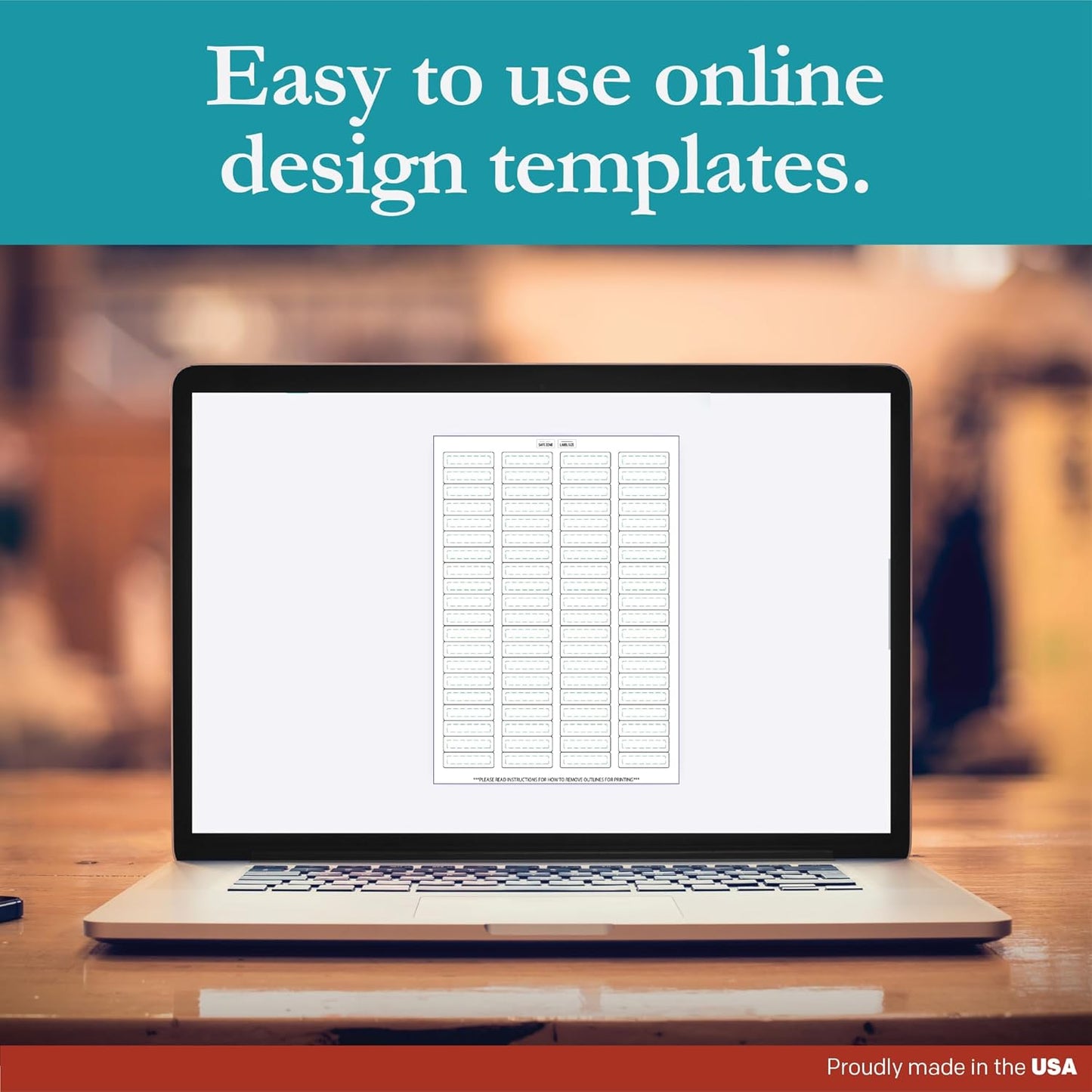 Premium Label Supply White Sticker Return Address Labels – 1.75" x .5" – Laser/Inkjet Compatible – (80 per Sheet), 25 Sheets – 2000 Total Adhesive Labels