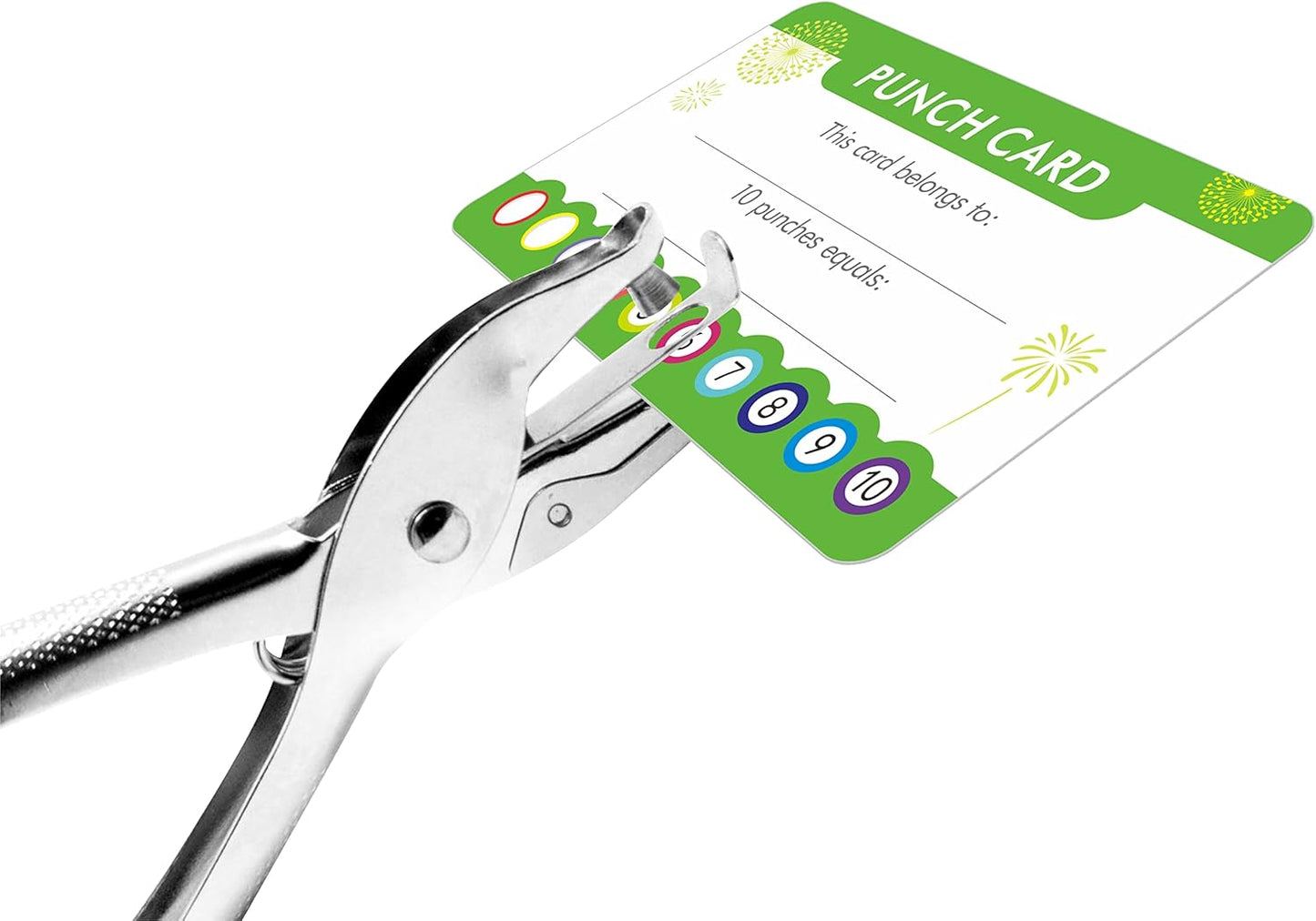 102 PCS Punch Cards, Incentive Reward Card Student Awards Loyalty Cards for Business, Classroom, Kids Behavior, Students, Teachers, 3.5” x 2”, 4 Styles