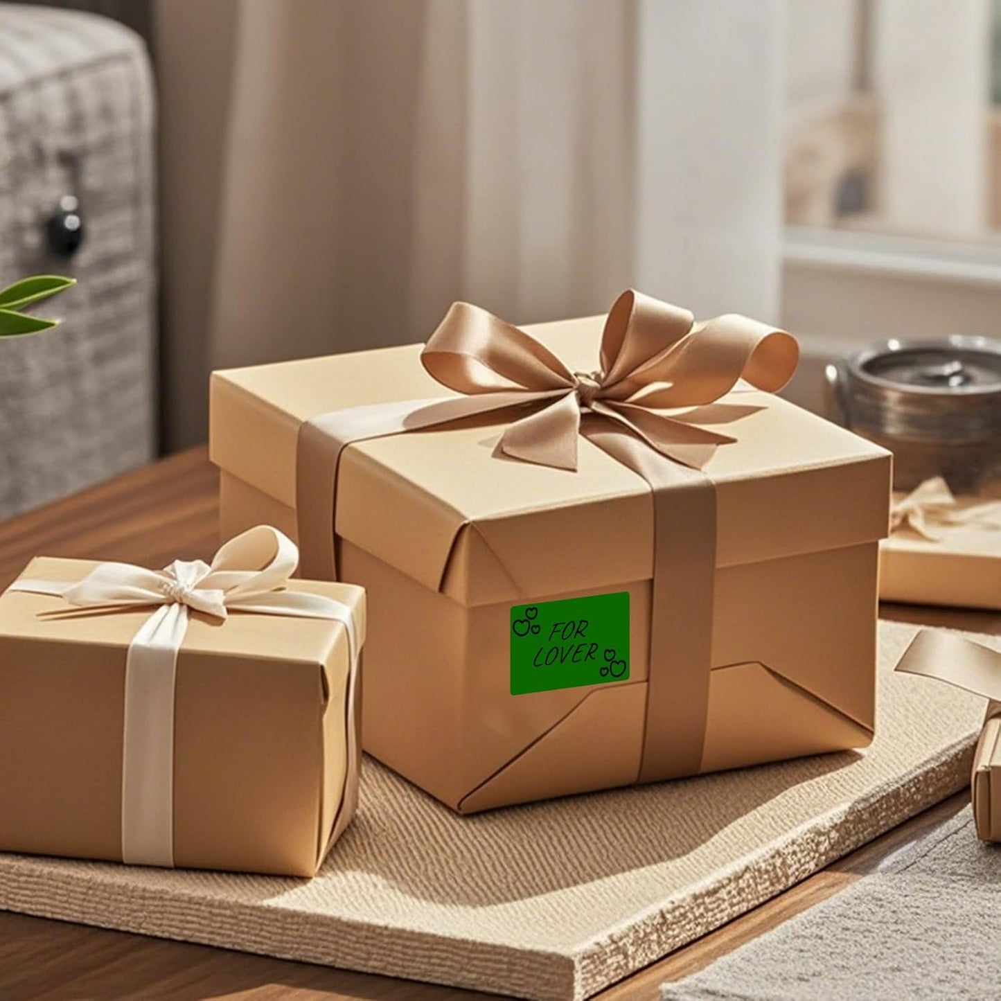 Color Coding Stickers Rectangle 3×2 Inch Vinyl Green Sticker Removable Waterproof Writable File Folder Moving Labels for Boxes Home Office Marking 40 PCS