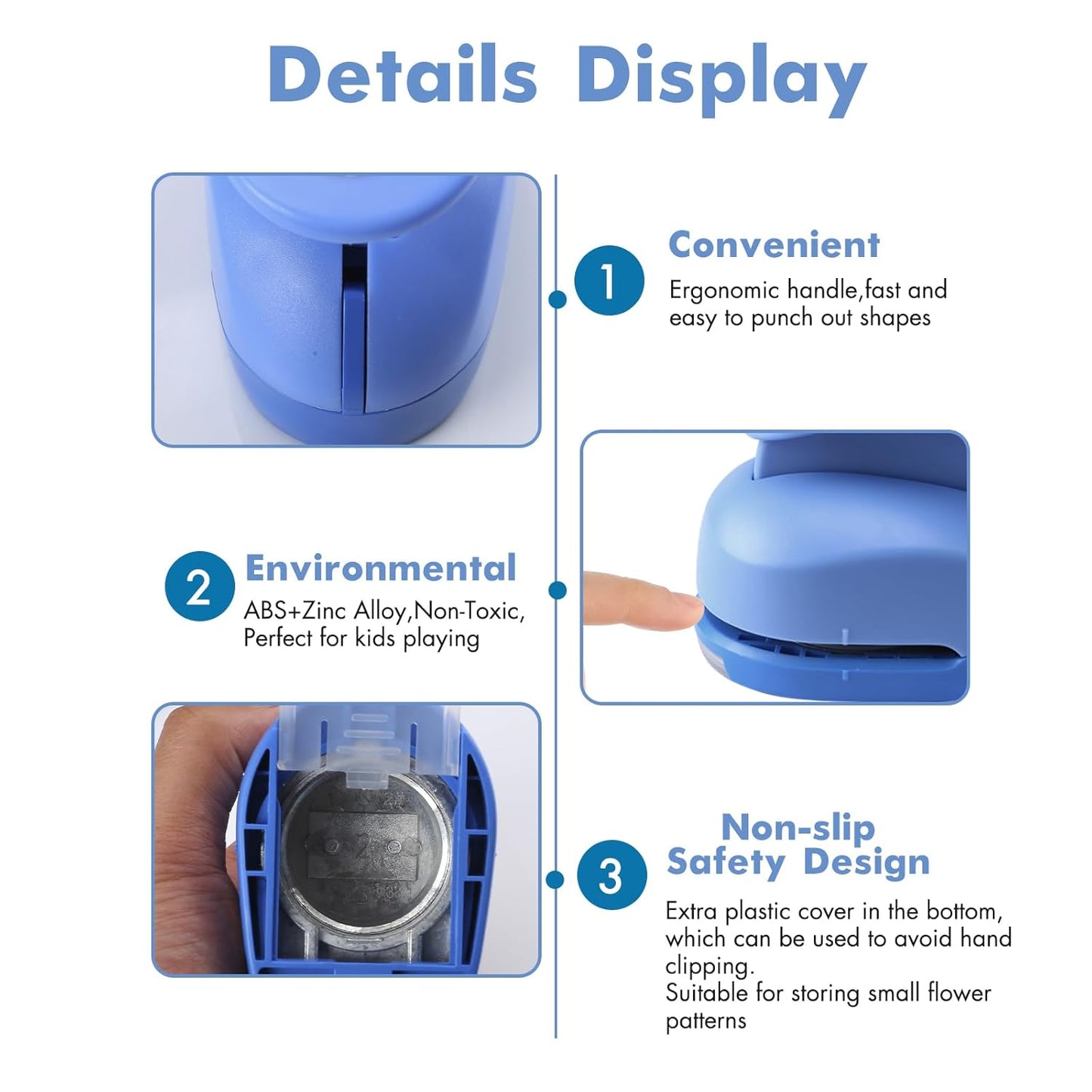 LOONENG 1 Inch Circle Paper Punch - Create Perfect Circles for Handmade Craft Projects - Ideas for Scrapbooking, Card Making, DIY Photo Albums, Gift Tags, Homemade Confetti
